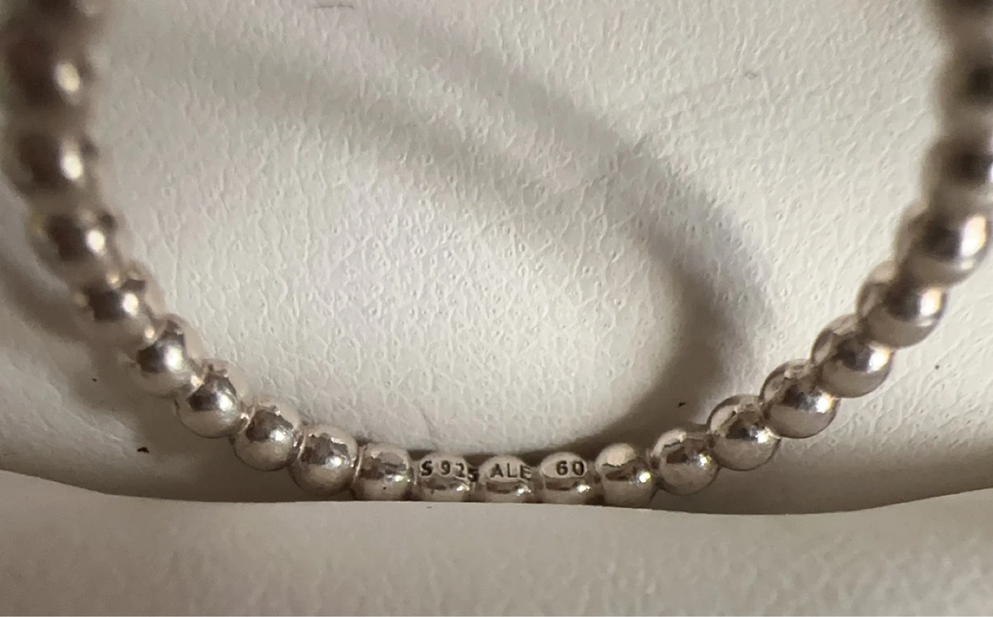 Pandora Sterling Silver Beaded Ring Size 60 - photo 3