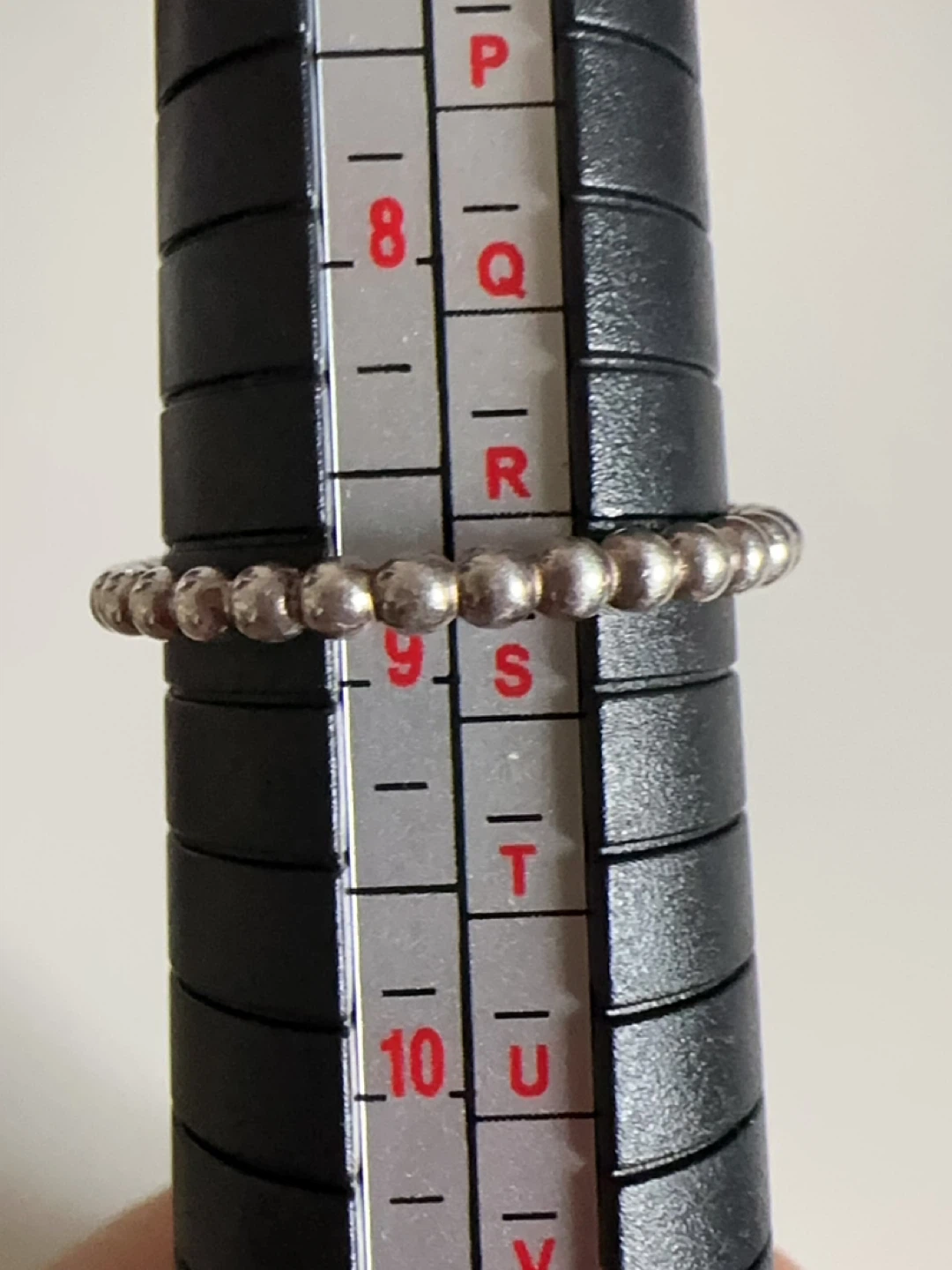 Pandora Sterling Silver Beaded Ring Size 60 - photo 4