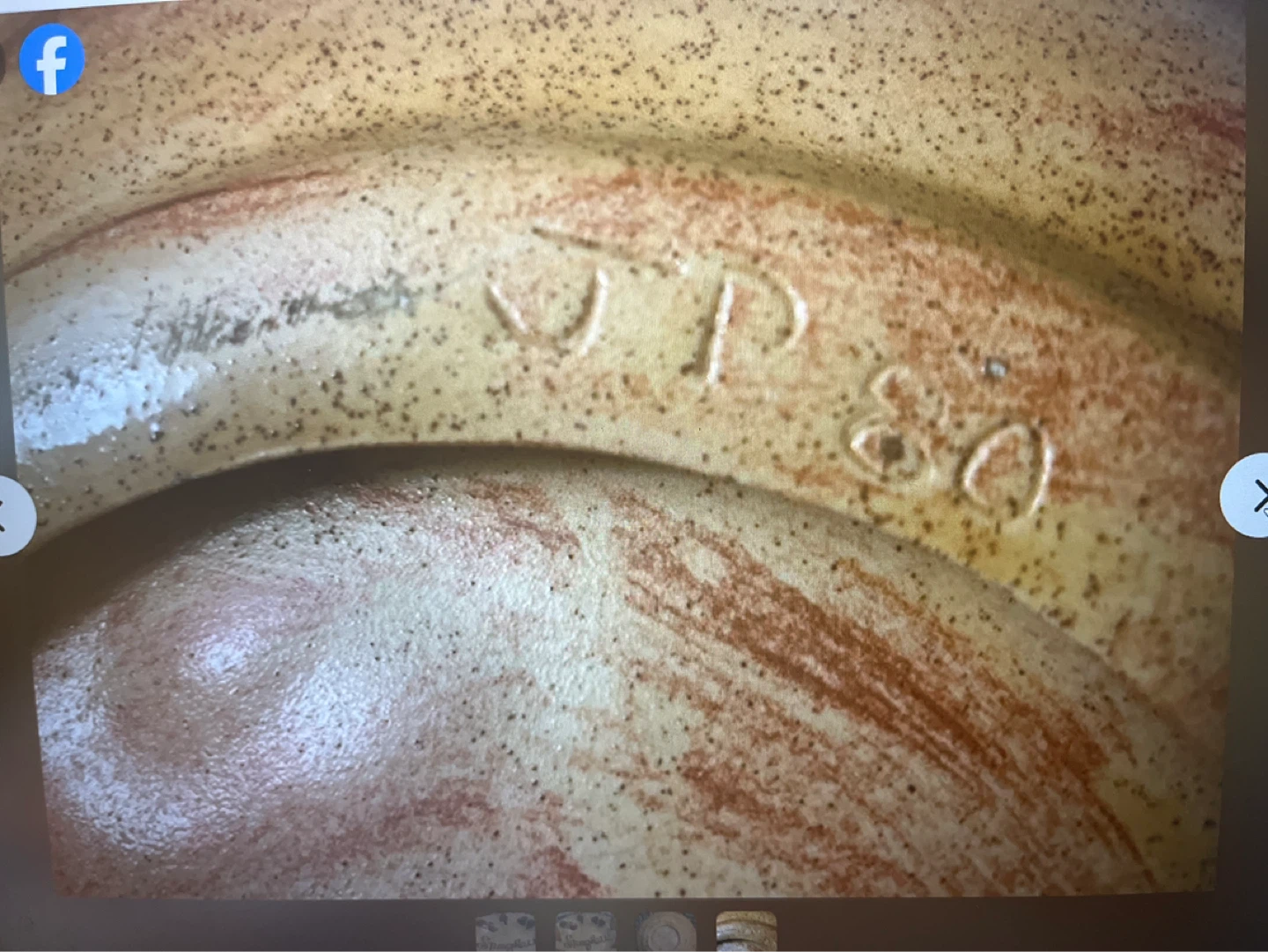Handmade "Spaghetti" Ceramic Serving Bowl - photo 3