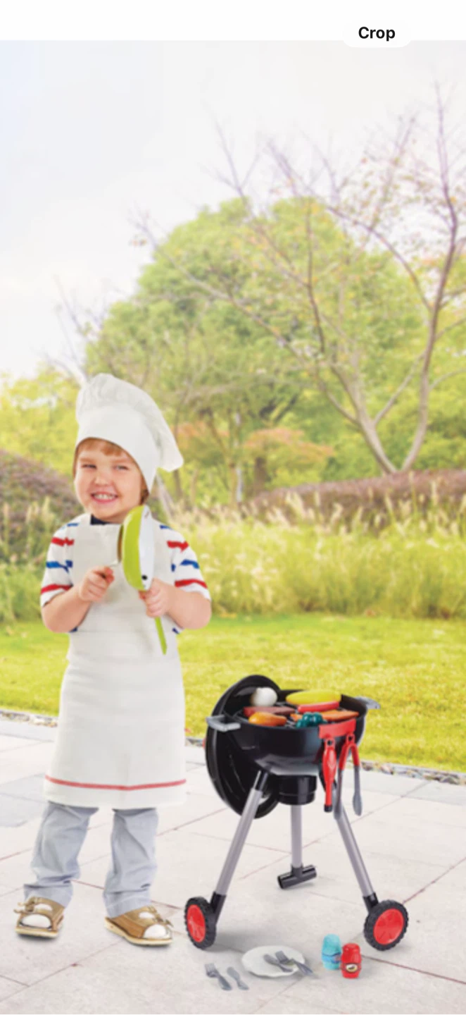Kids Play BBQ Grill Set with Accessories - photo 2