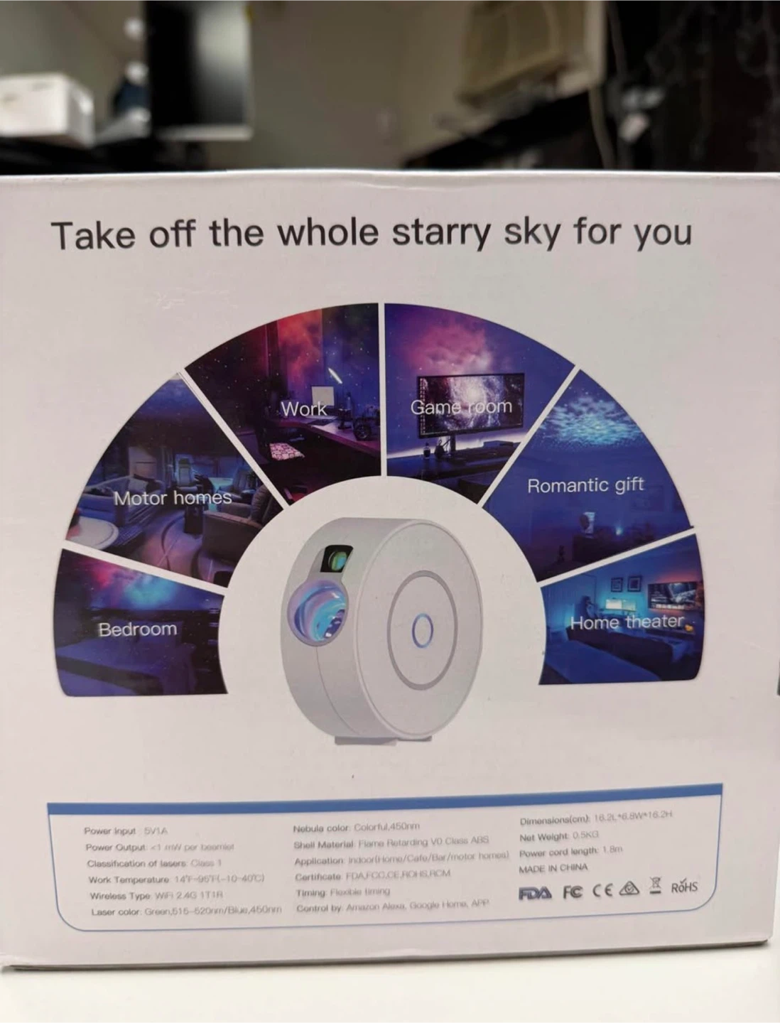 Smart Star Projector with APP & Voice Control - photo 4