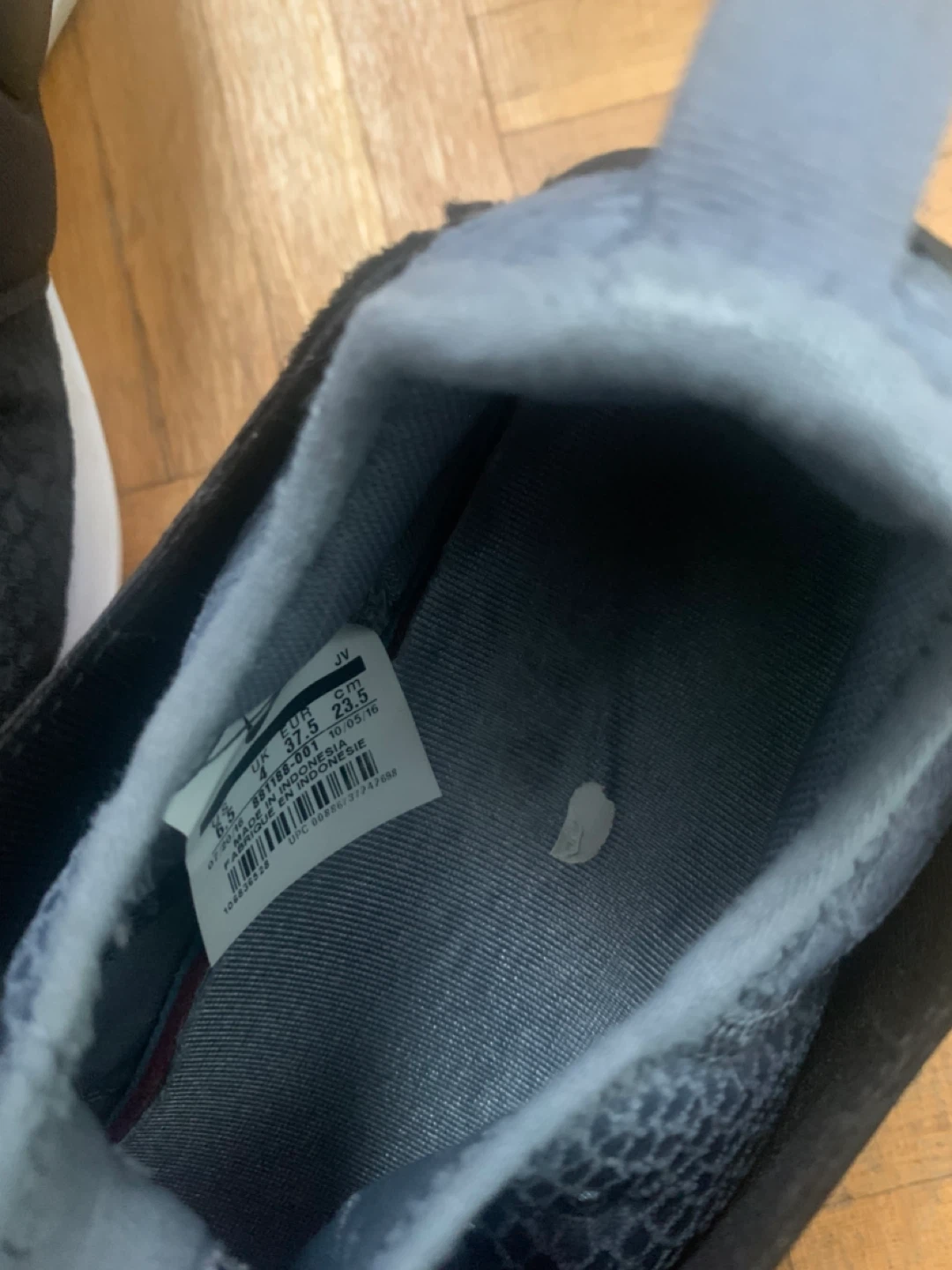 Nike Women's Running Shoes Black/Grey Size 6.5 - photo 3