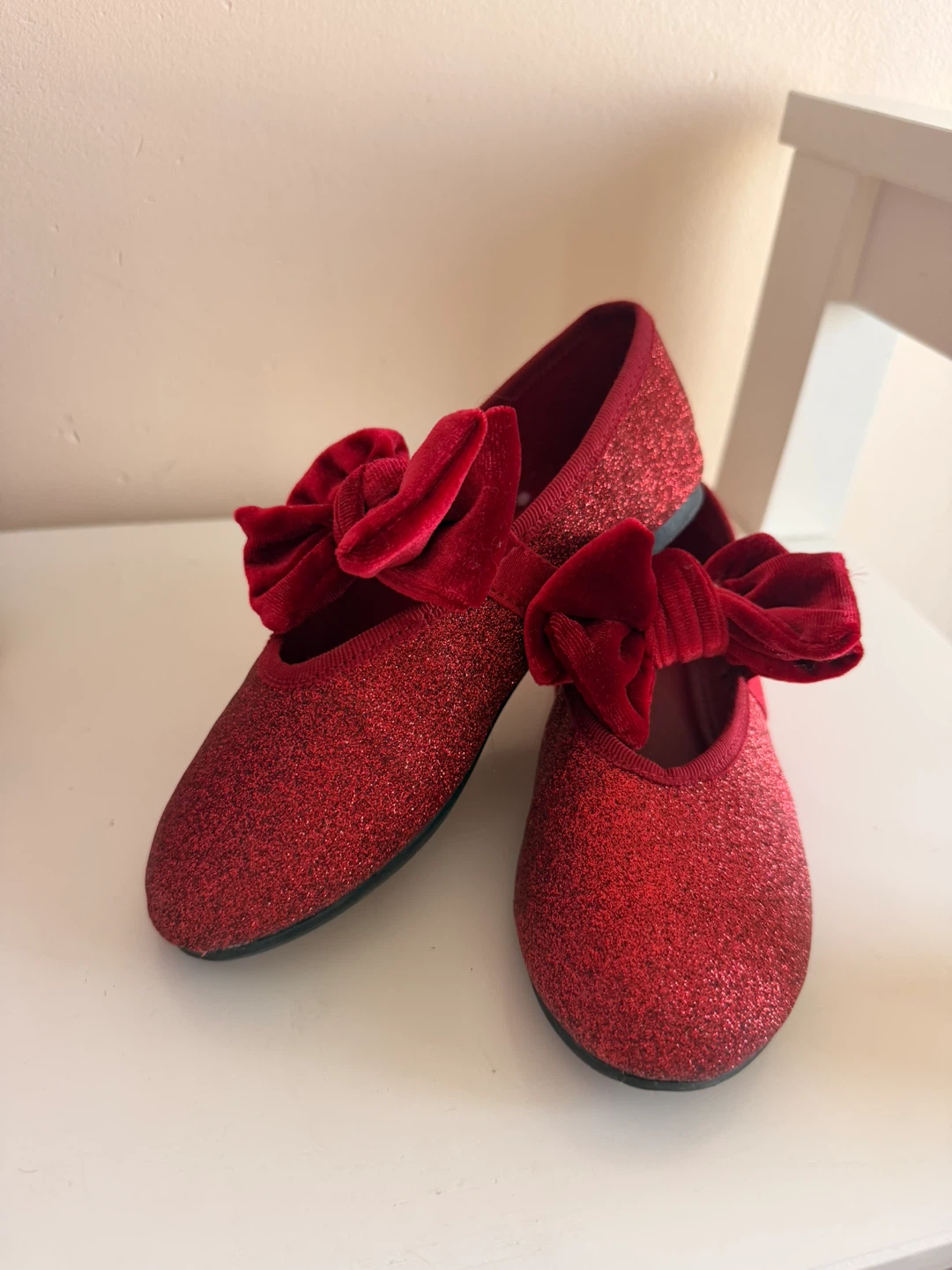 Geox Pink Star Winter Boots & H&M Red Glitter Shoes - Size 25/29 - photo 3