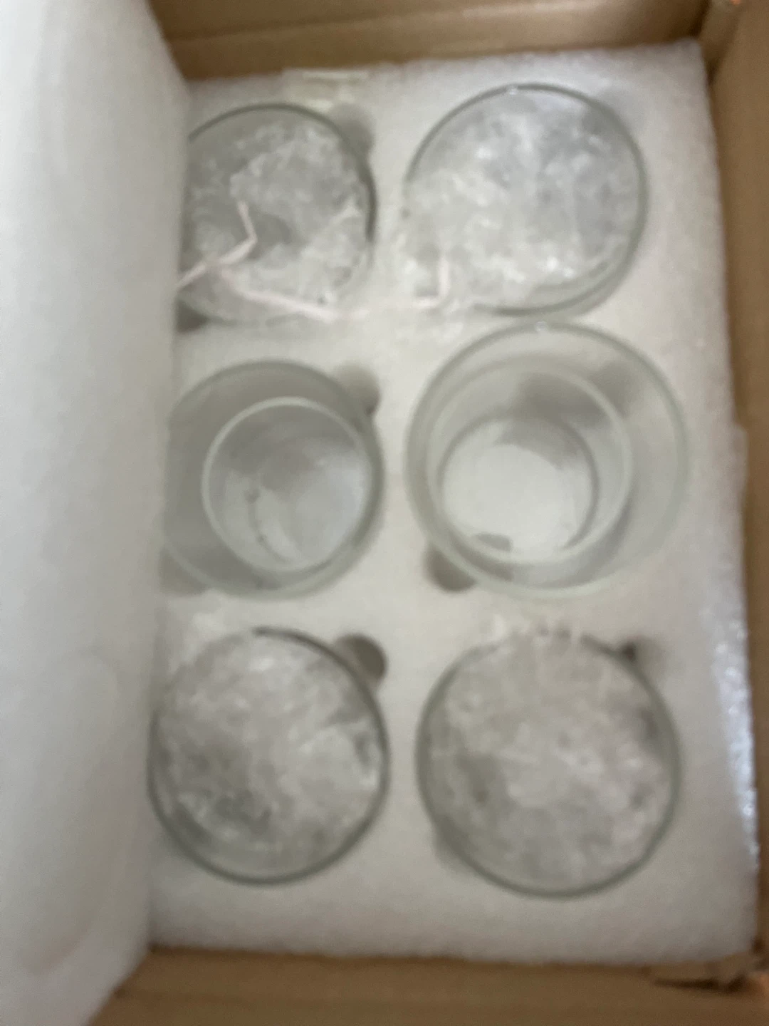 Set of 12 in two sizes Glass Votive Candle Holders - photo 2