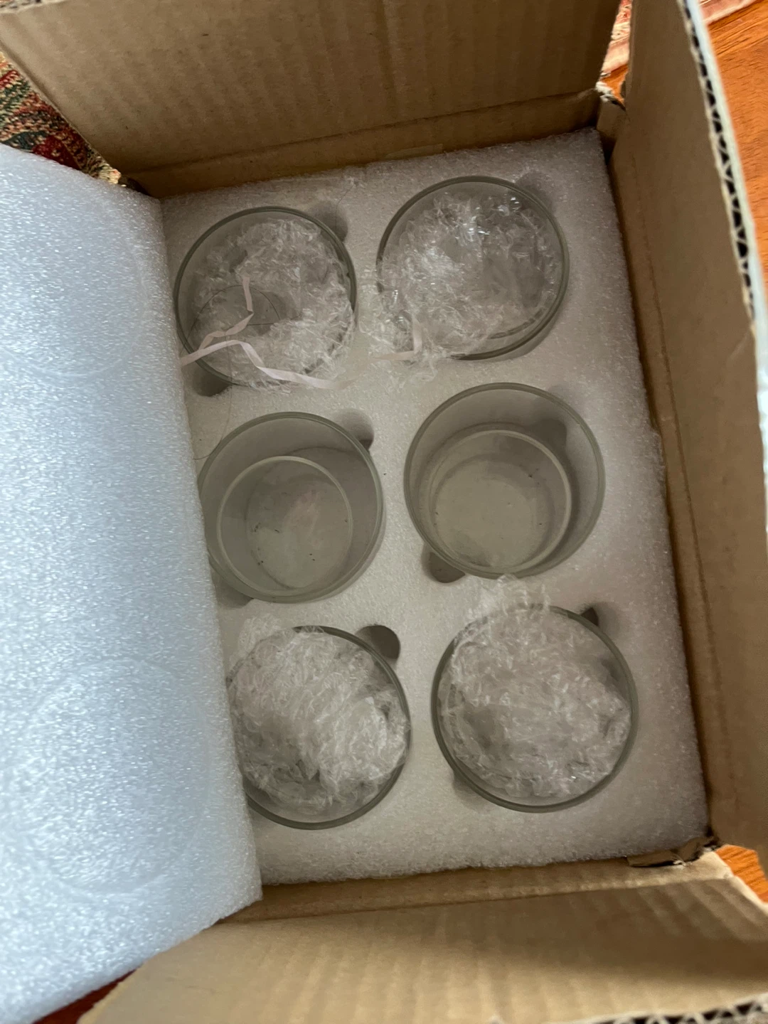 Set of 12 in two sizes Glass Votive Candle Holders - photo 3