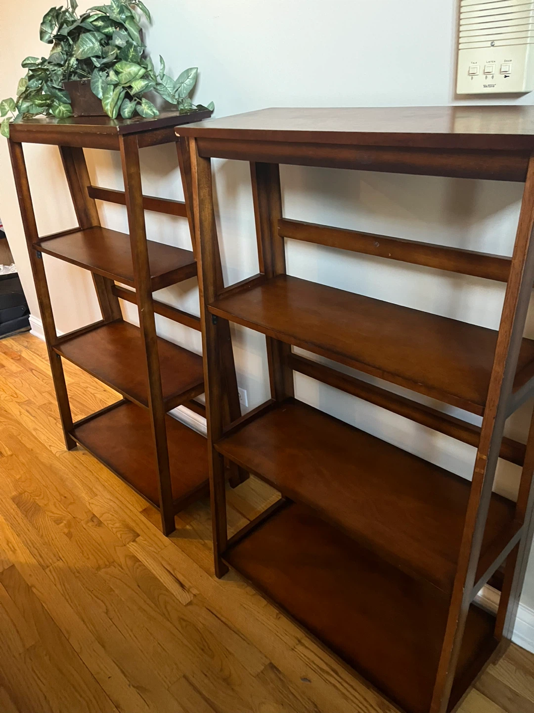 Wooden Folding Bookcase Shelf - photo 2