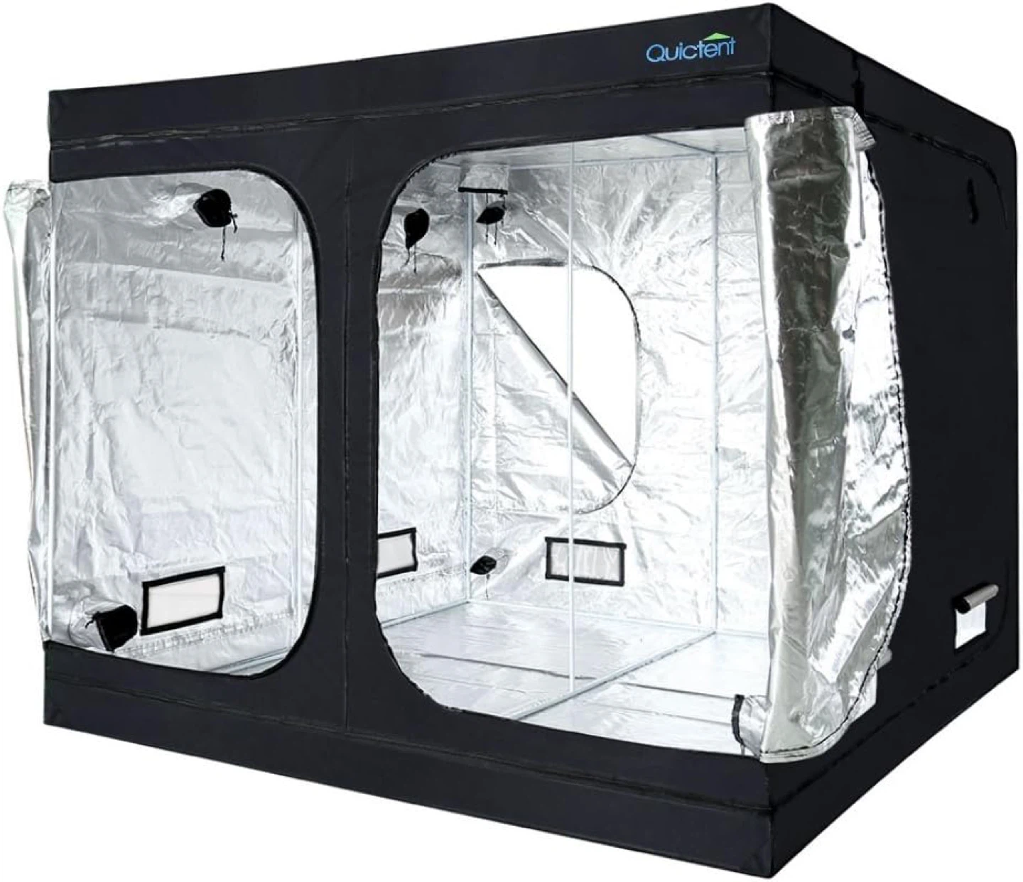 Quictent 96"x96"x78" Grow Tent with Dual Ventilation