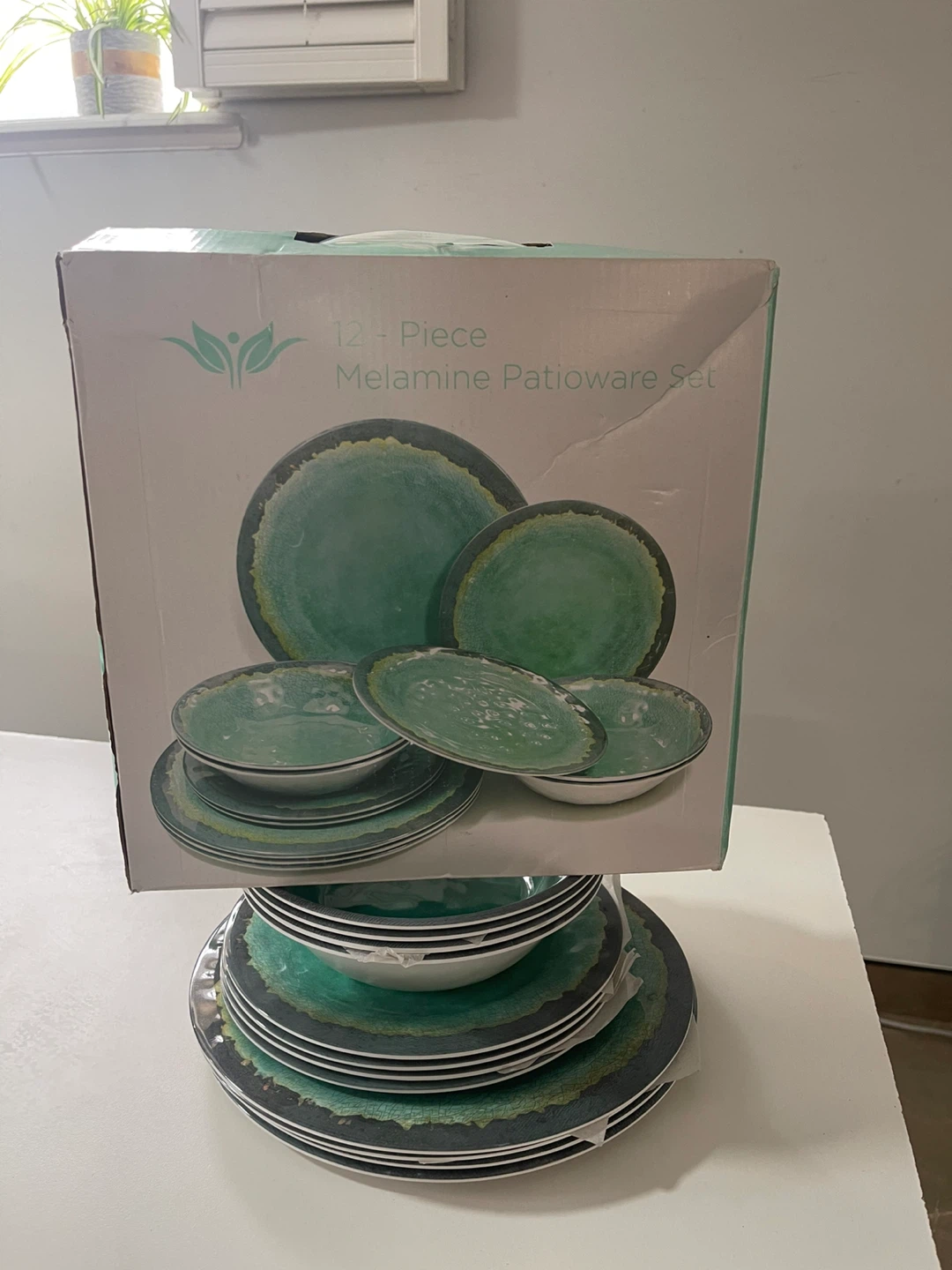🥕12-Piece Melamine Outdoor Dinnerware Set - photo 3