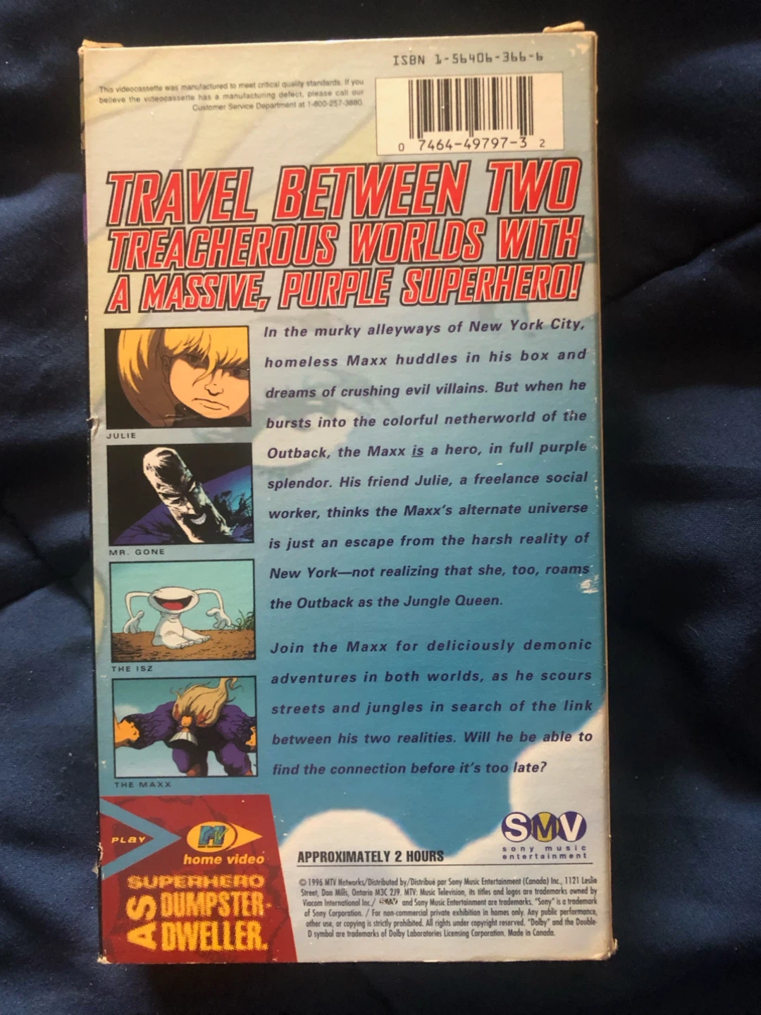 The Maxx animated series VHS - photo 2