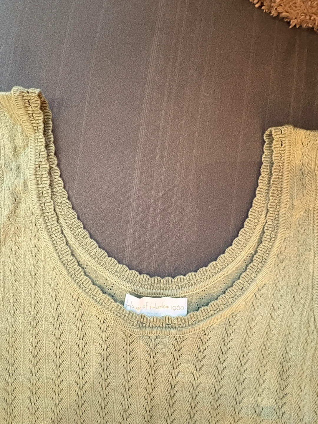 House of Harlow 1960 Green Knit Tank Top - photo 3