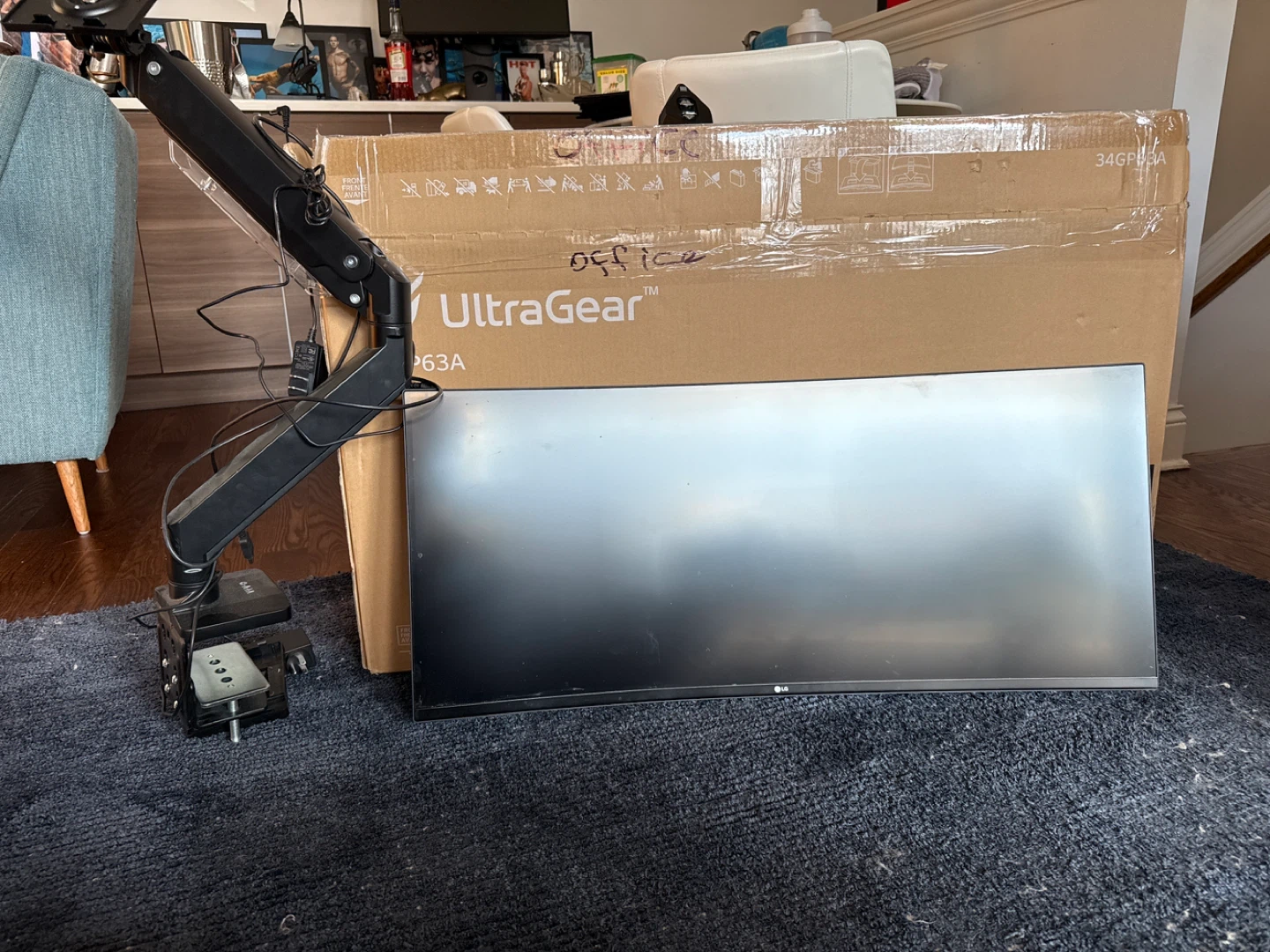 LG 34-Inch Curved QHD Gaming Monitor - photo 2