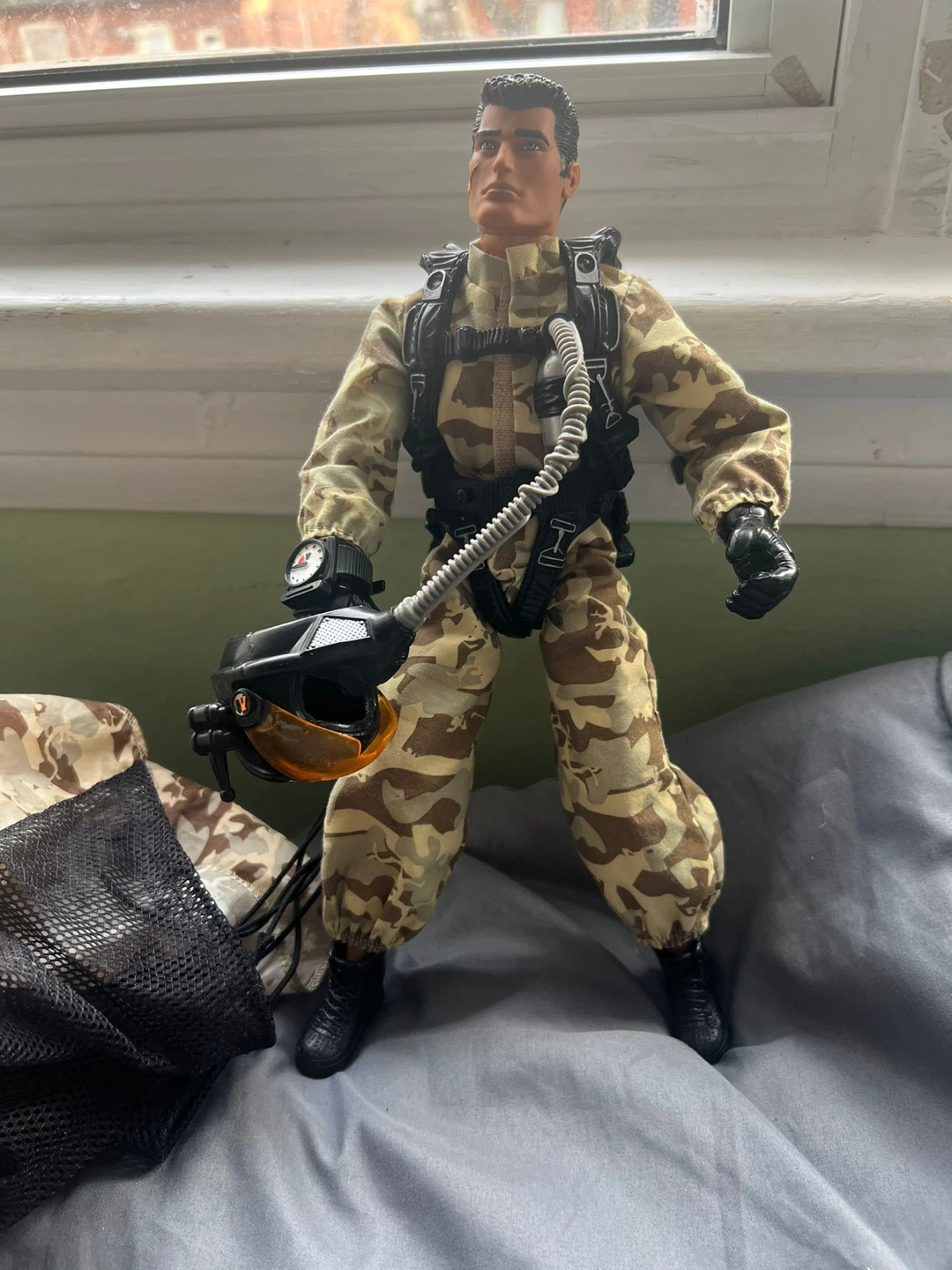 Action Man Desert Mission Figure with Parachute