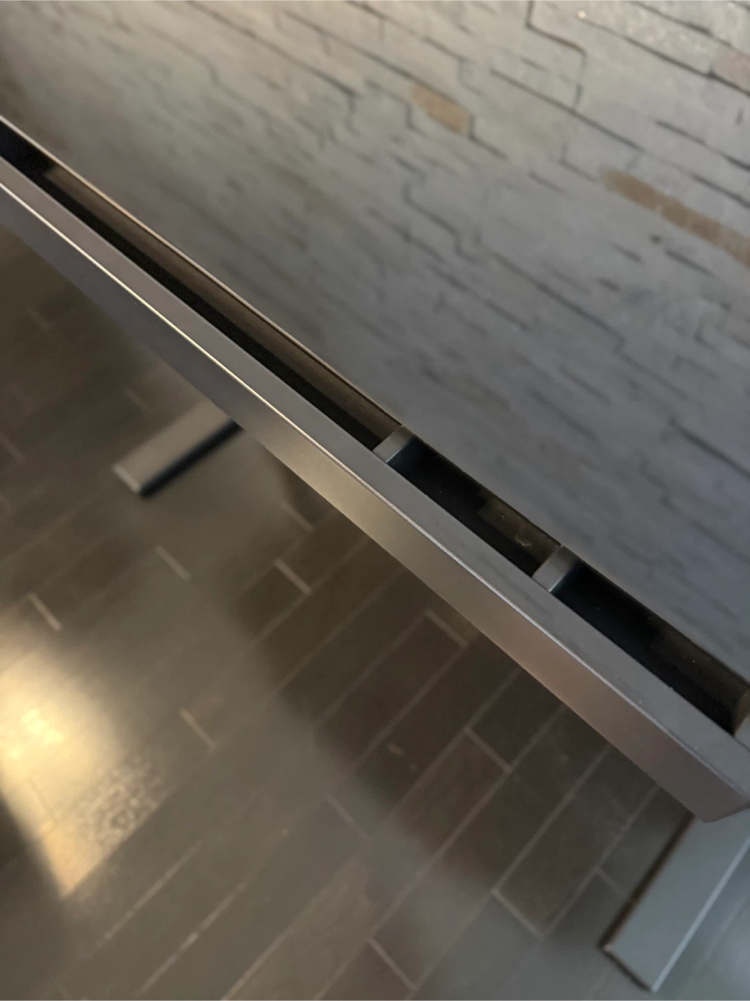 Standing Desk with Black Glass Top - photo 4
