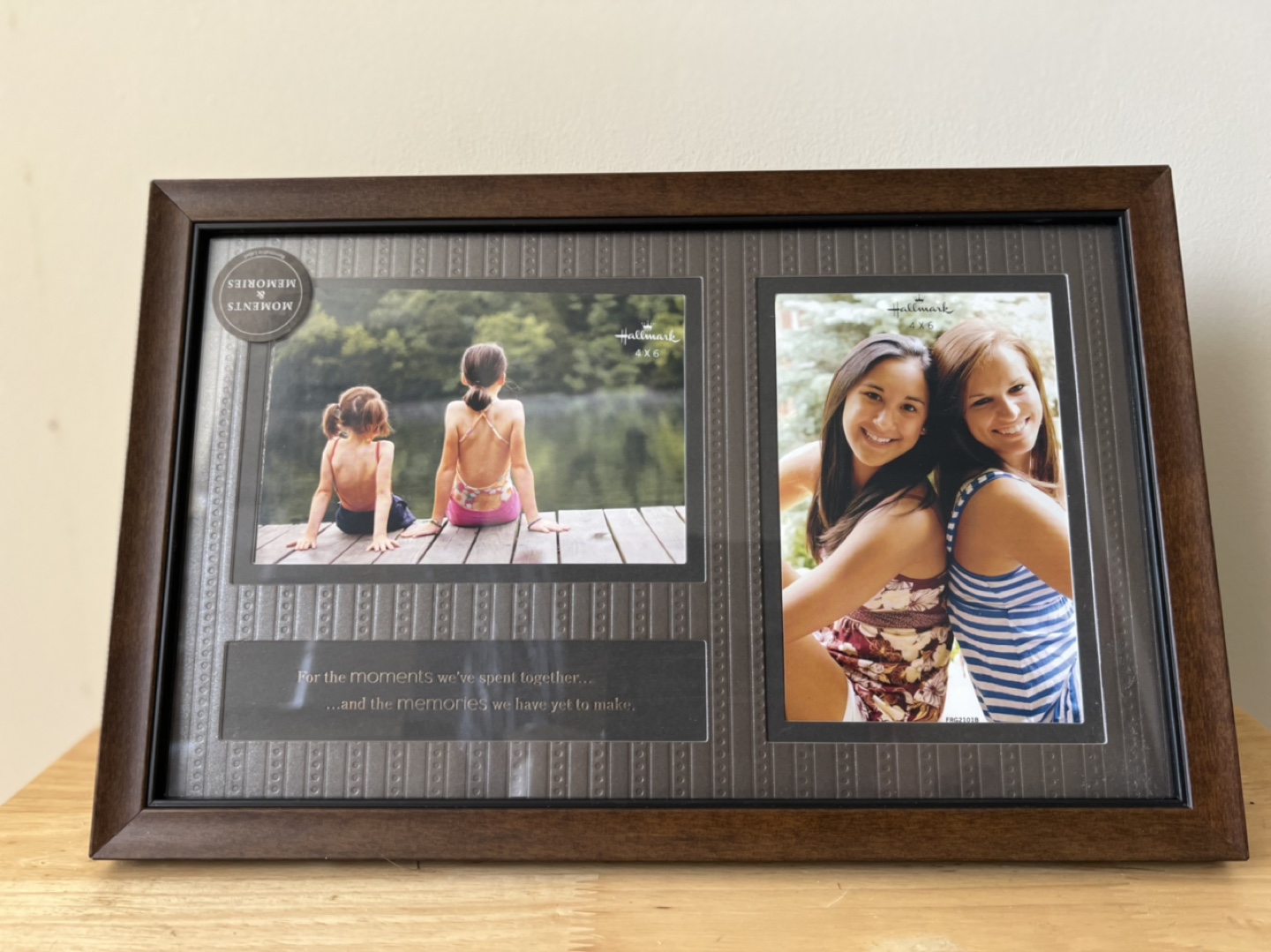 Hallmark Double Photo Frame - 14" x 9” frame size