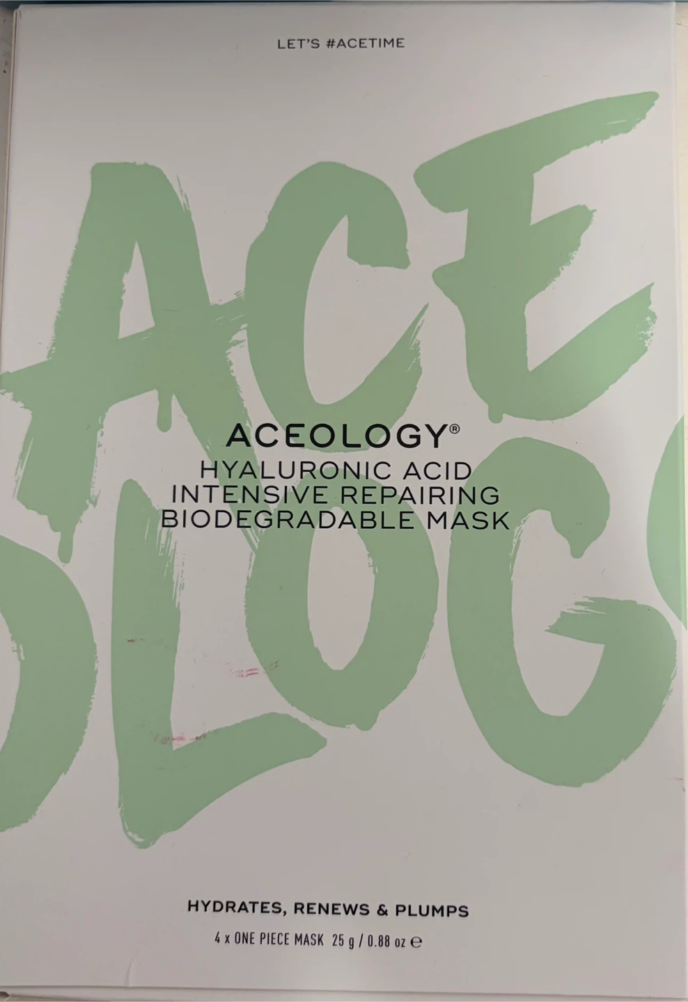 Aceology Hyaluronic Acid Repairing Biodegradable Mask