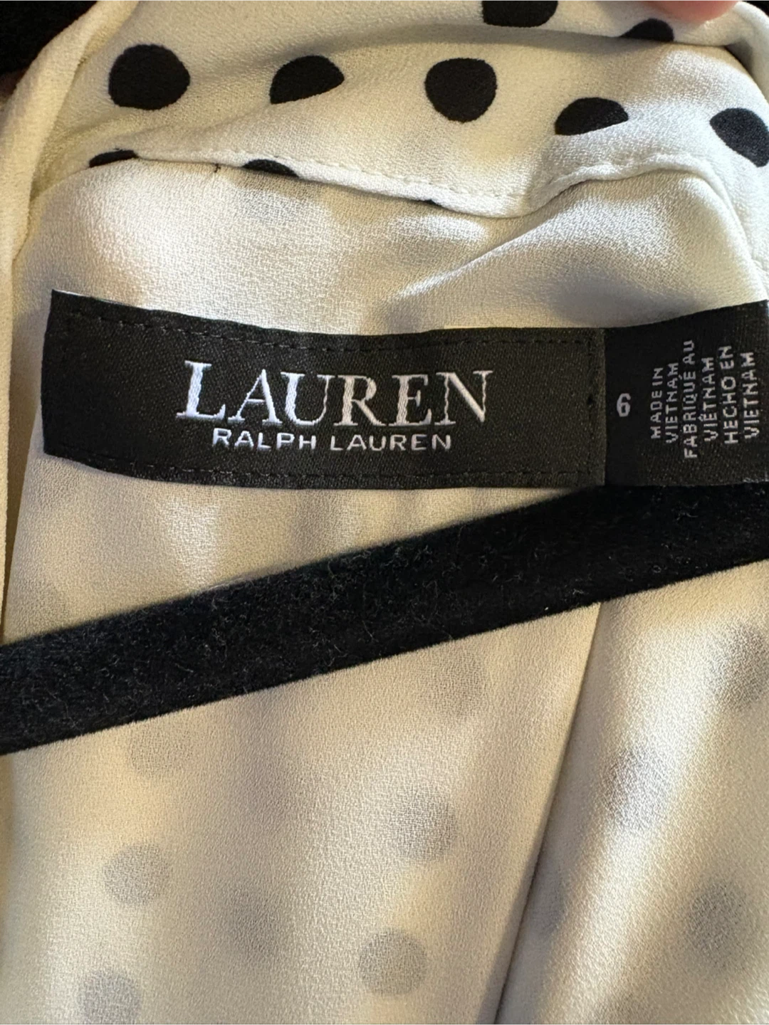 Lauren Ralph Lauren Polka Dot Dress Size 6 - photo 2