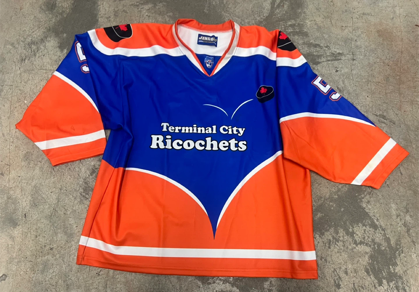 Jango Sports Hockey Jersey - Terminal City Ricochets #5 Welch