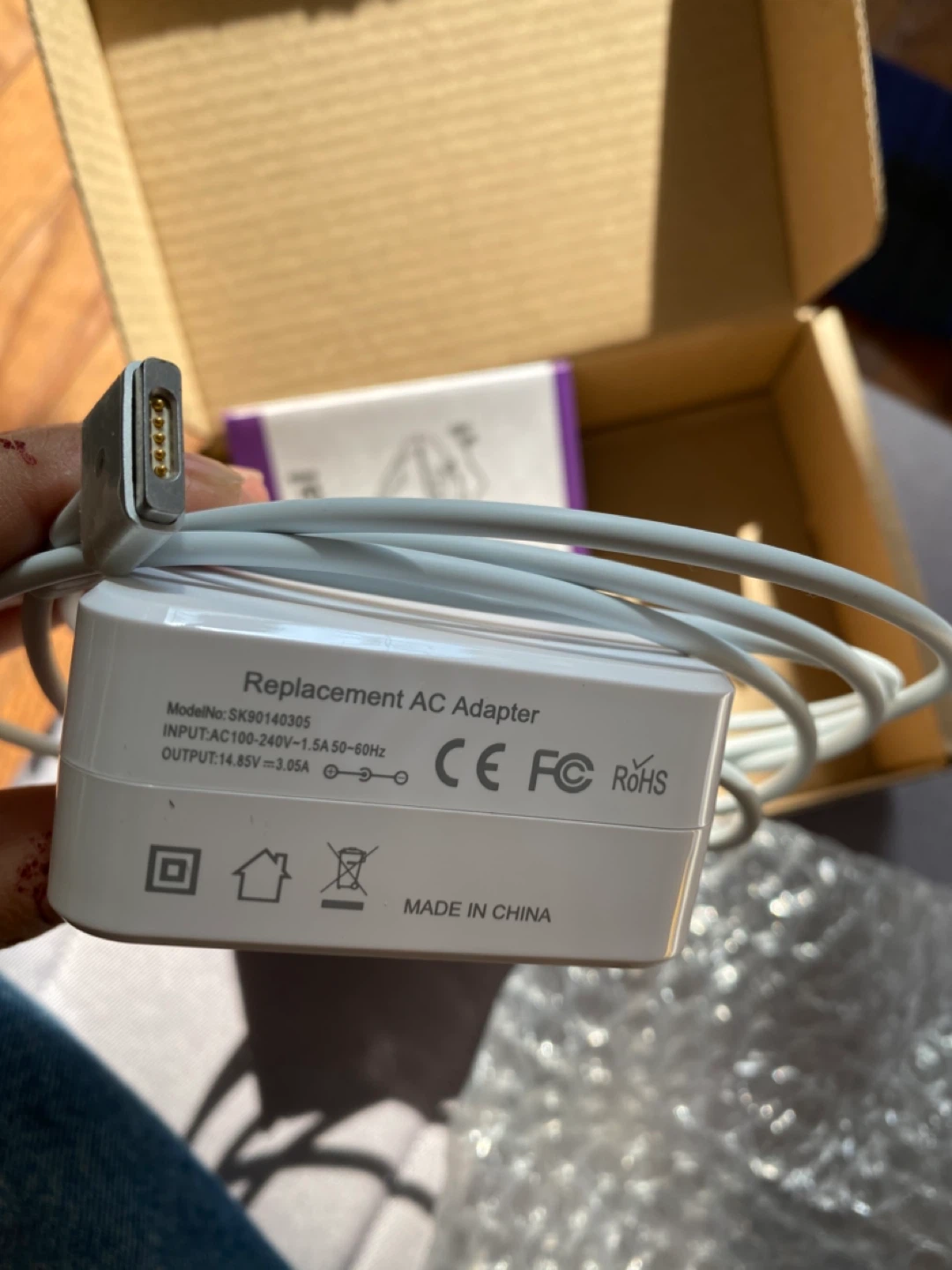Replacement AC Adapter Charger SK90140305 - photo 2