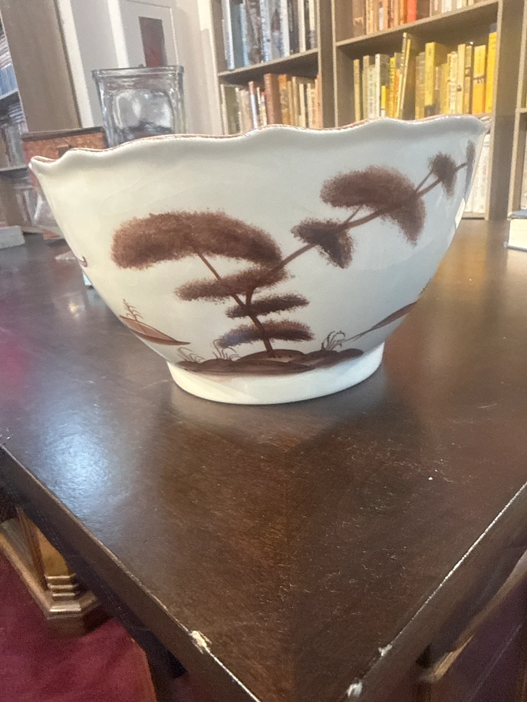 Decorative Ceramic Bowl with Elephant and Giraffe Motif - photo 2