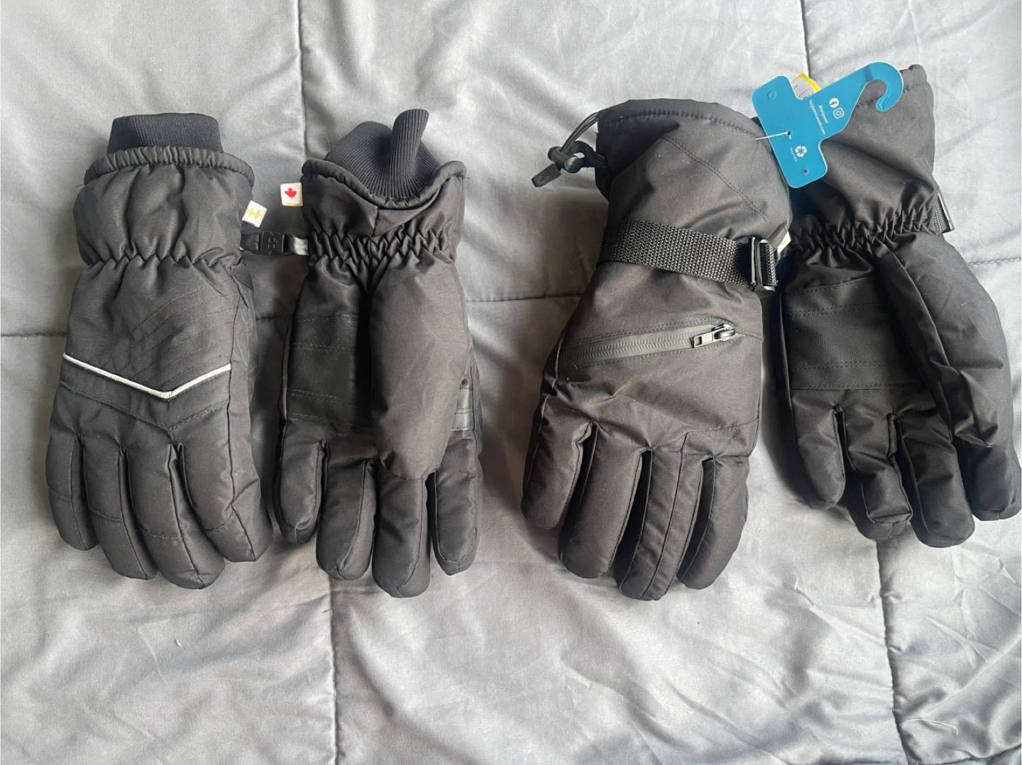 OFFER Black Winter Gloves (2 Pairs)