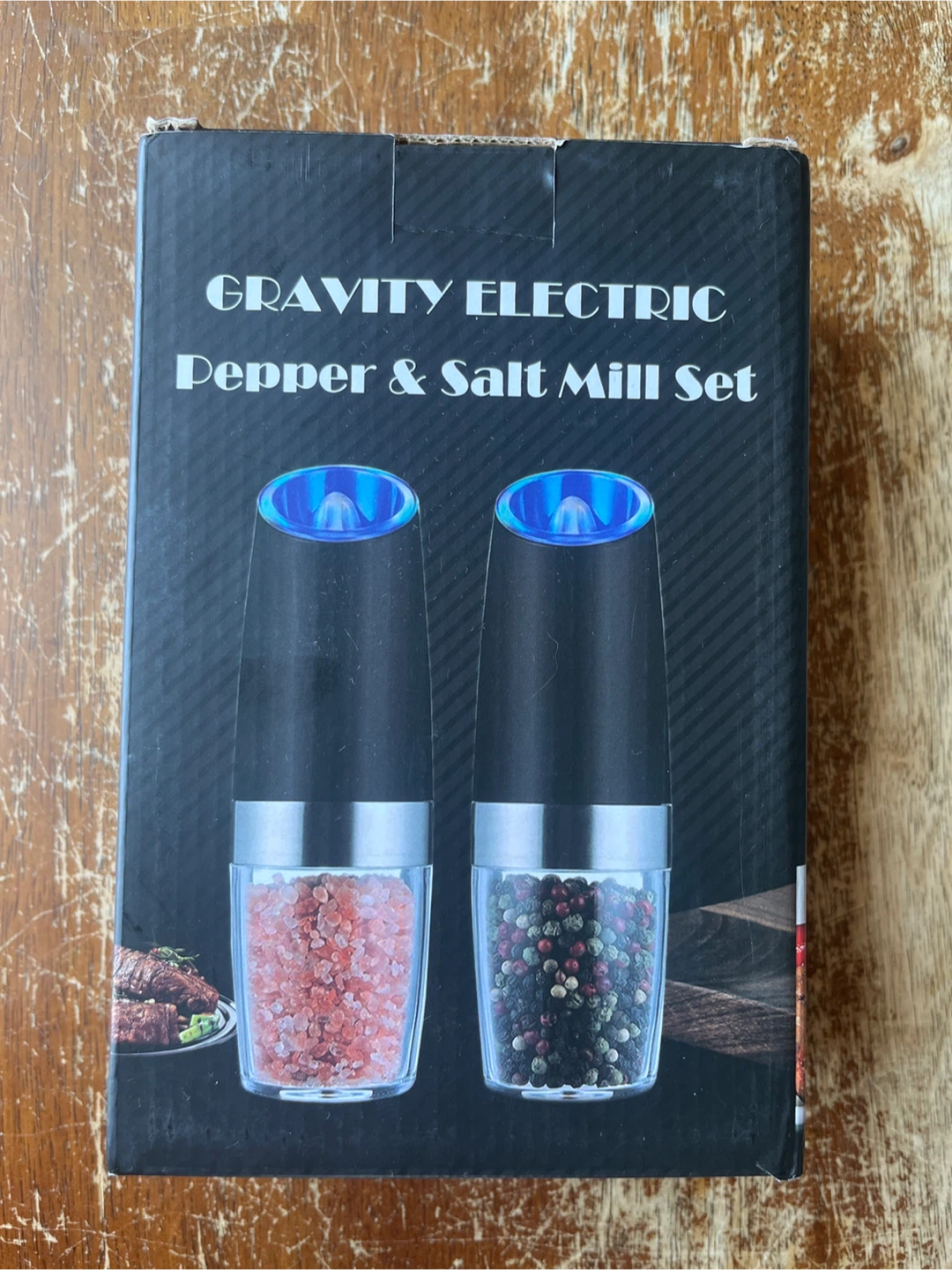 Gravity Electric Pepper & Salt Mill Set