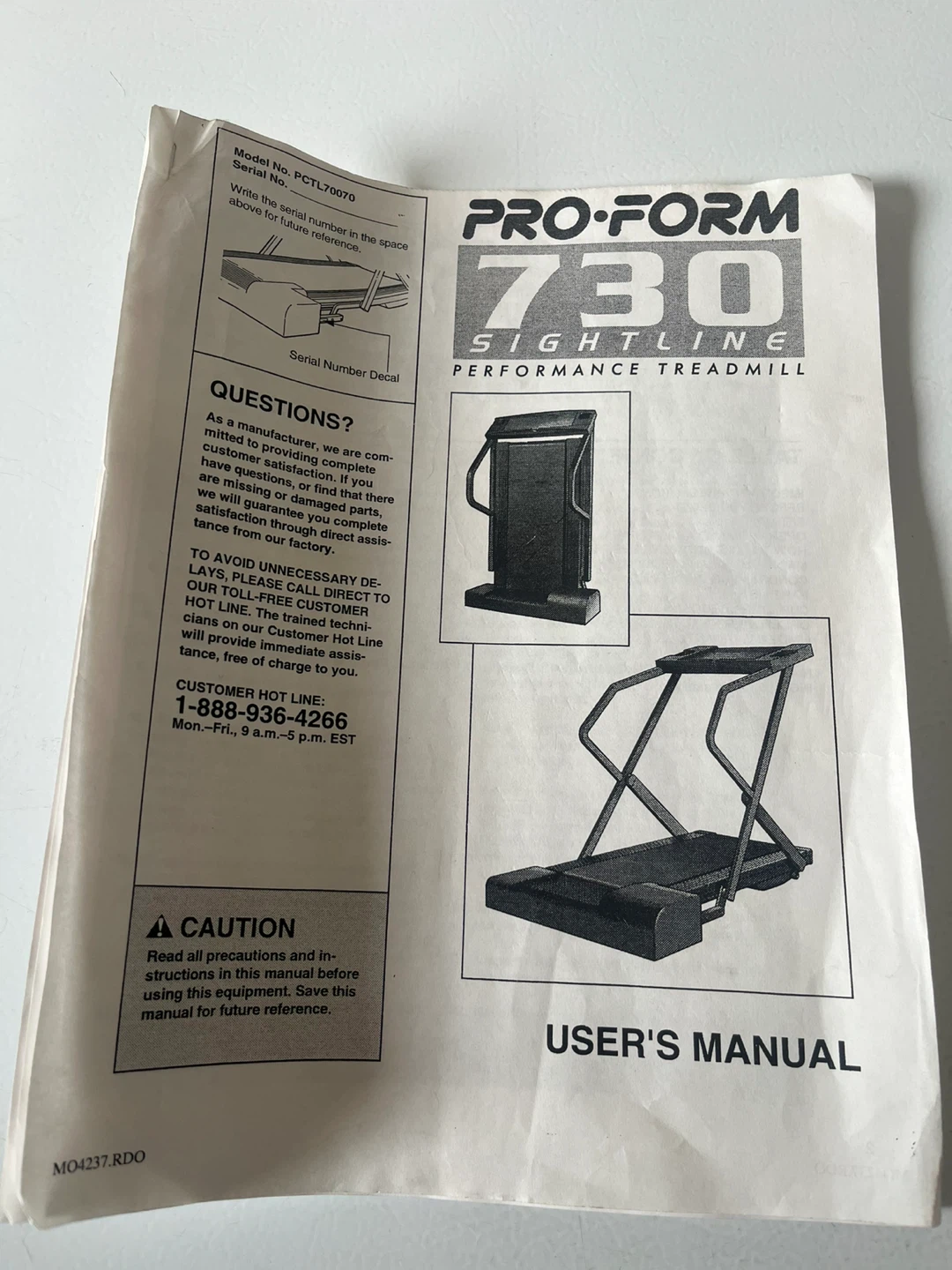 Pro-Form 730 Sightline Performance Treadmill - photo 3
