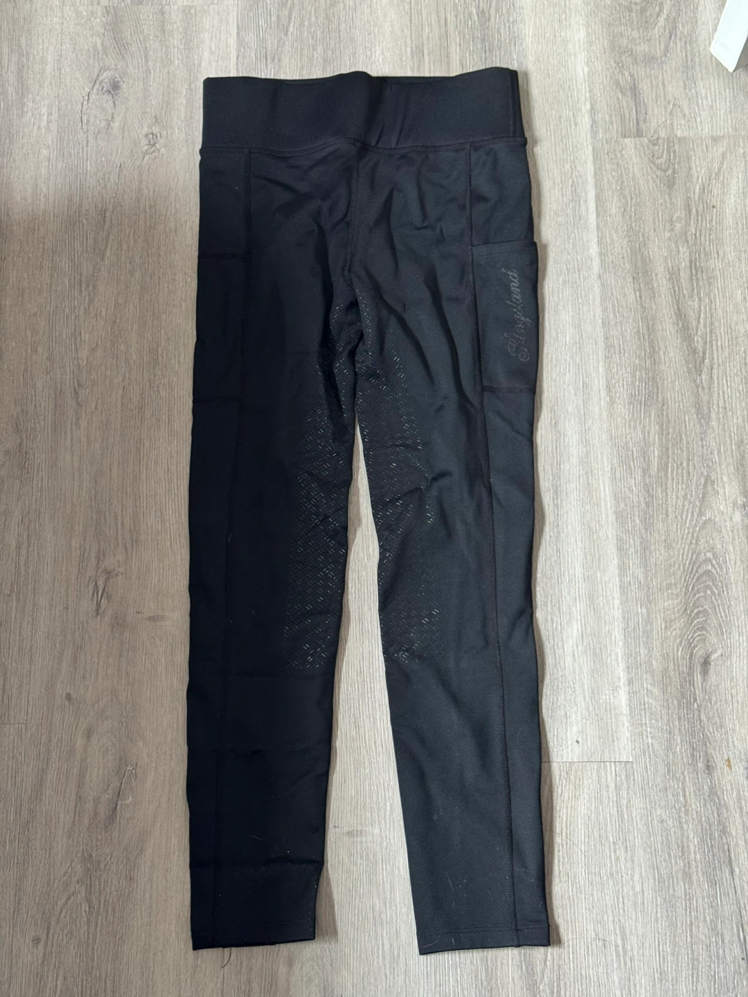 Kingsland Equestrian Black Grip Tights Size S