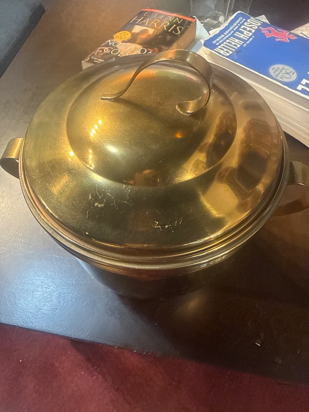 Vintage Ice Bucket with Tongs - photo 2