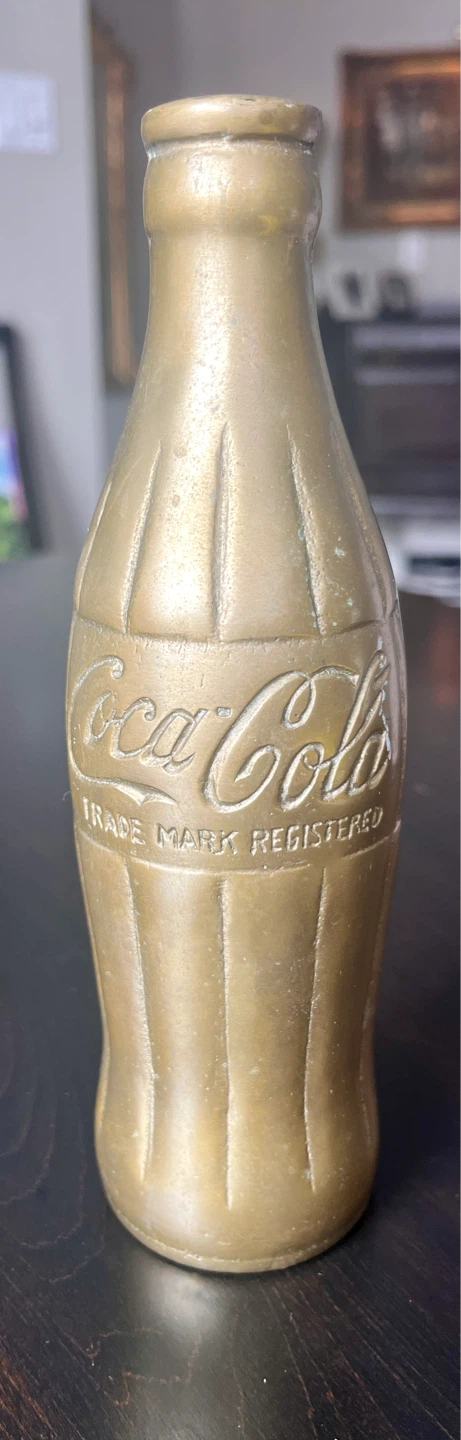 🥕Vintage Coca-Cola Bottle Brass Trinket Dish