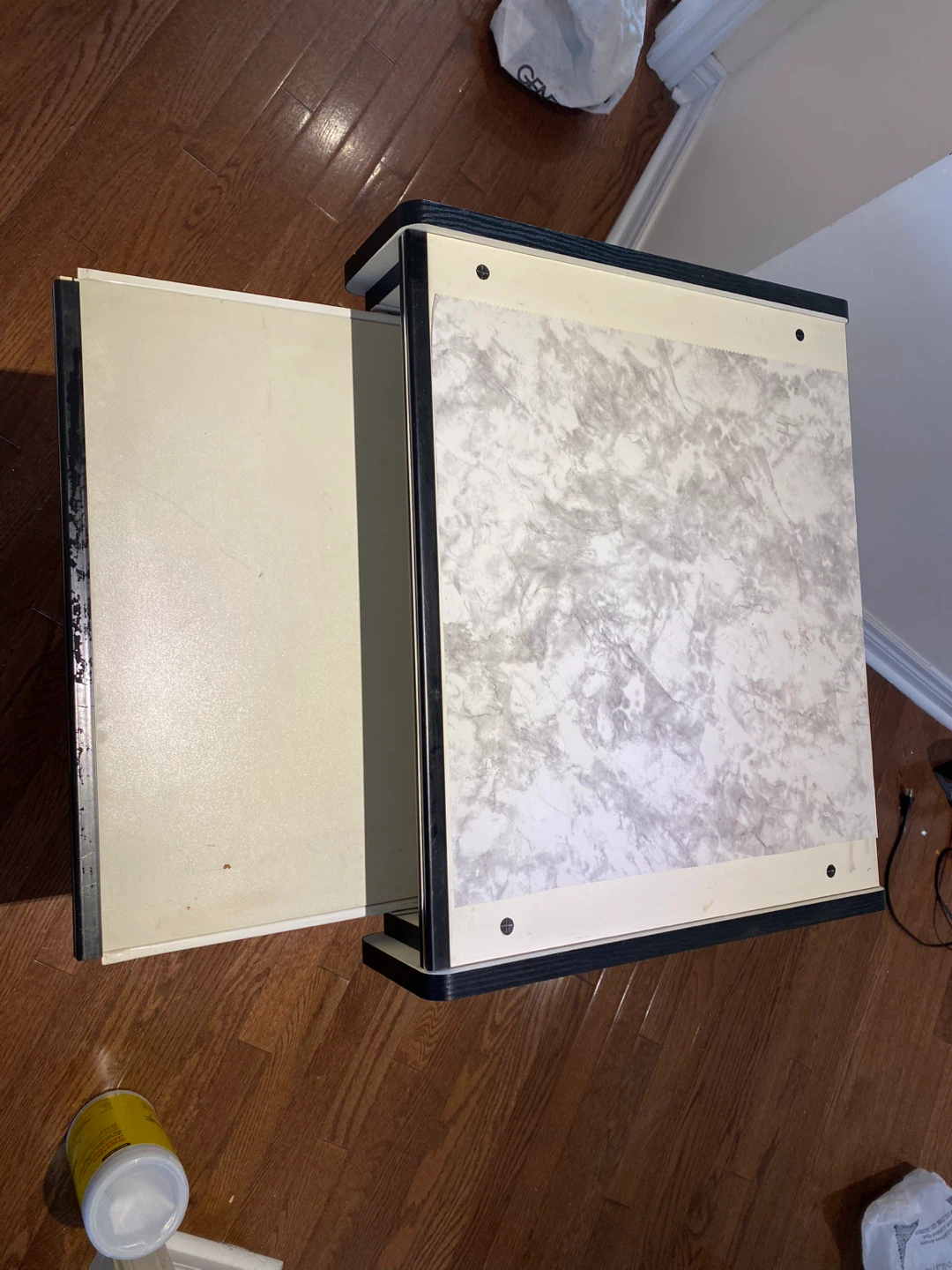Vintage computer Table with Drawer - photo 2