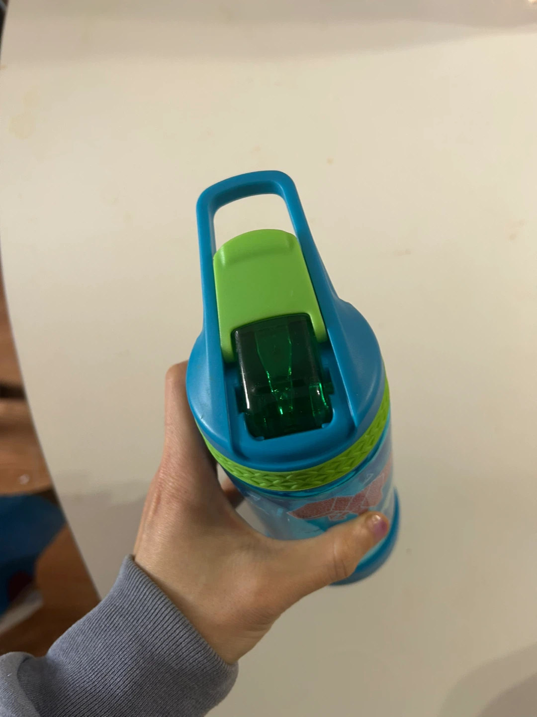 Brand New Kids Dinosaur Water Bottle with Straw and Frozen bar - photo 2