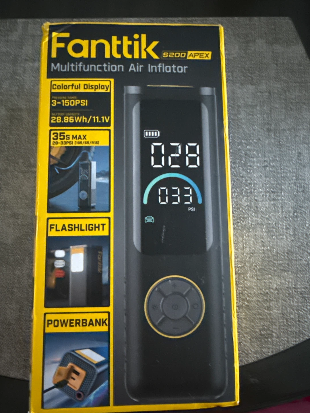 Fanntik S200 APEX Multifunction Air Inflator