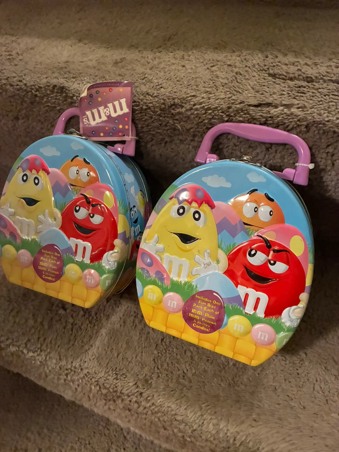 M&M's Easter Egg Tin with Handle (Set of 2) - photo 3