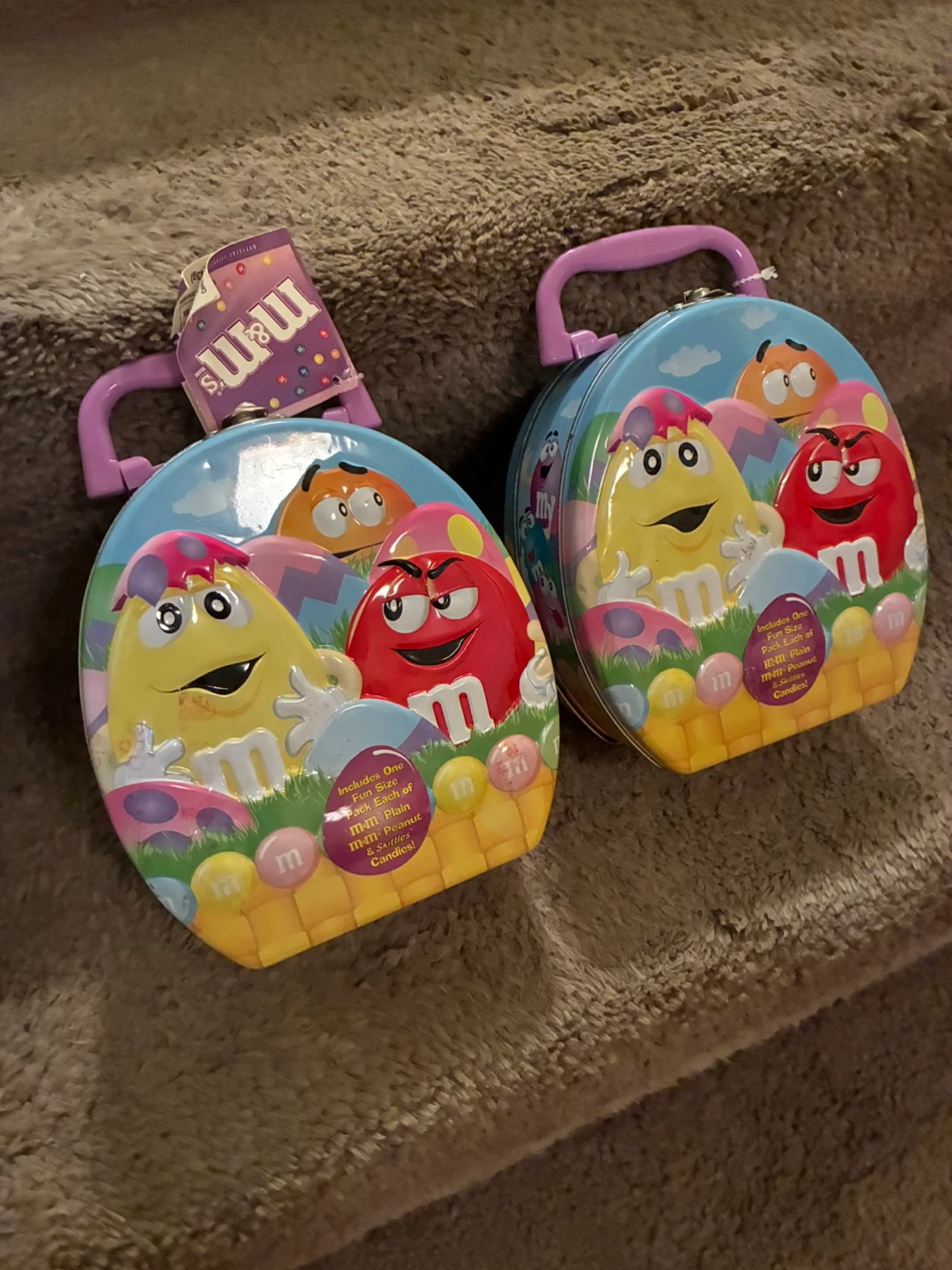 M&M's Easter Egg Tin with Handle (Set of 2) - photo 4