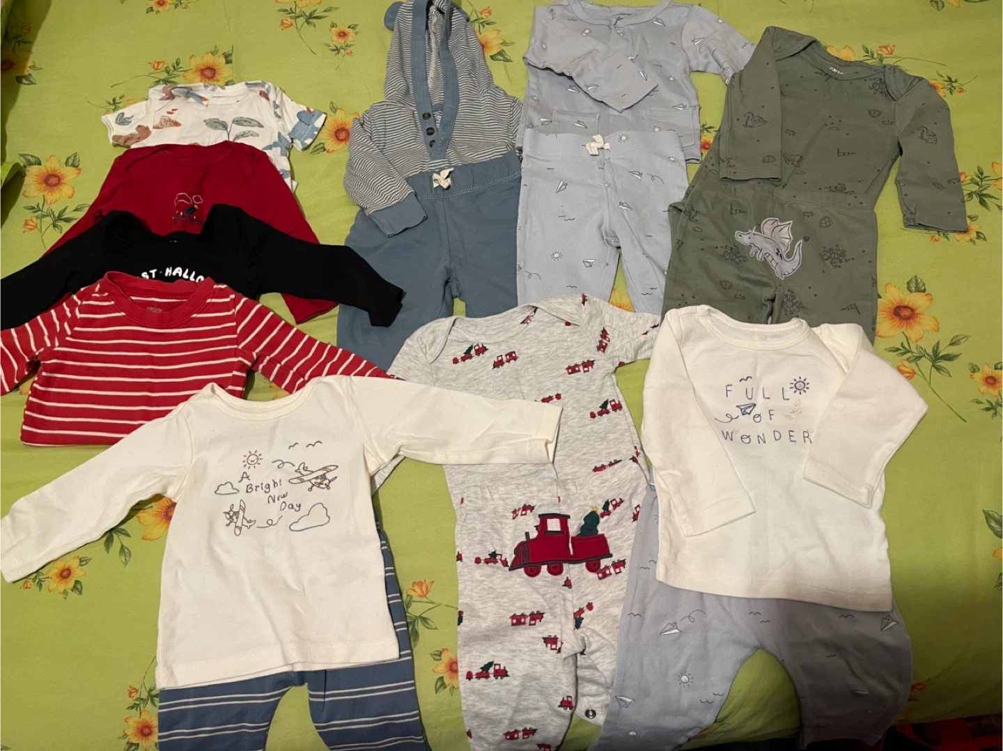 Carter's Baby 6 months Clothing Bundle 16 pieces