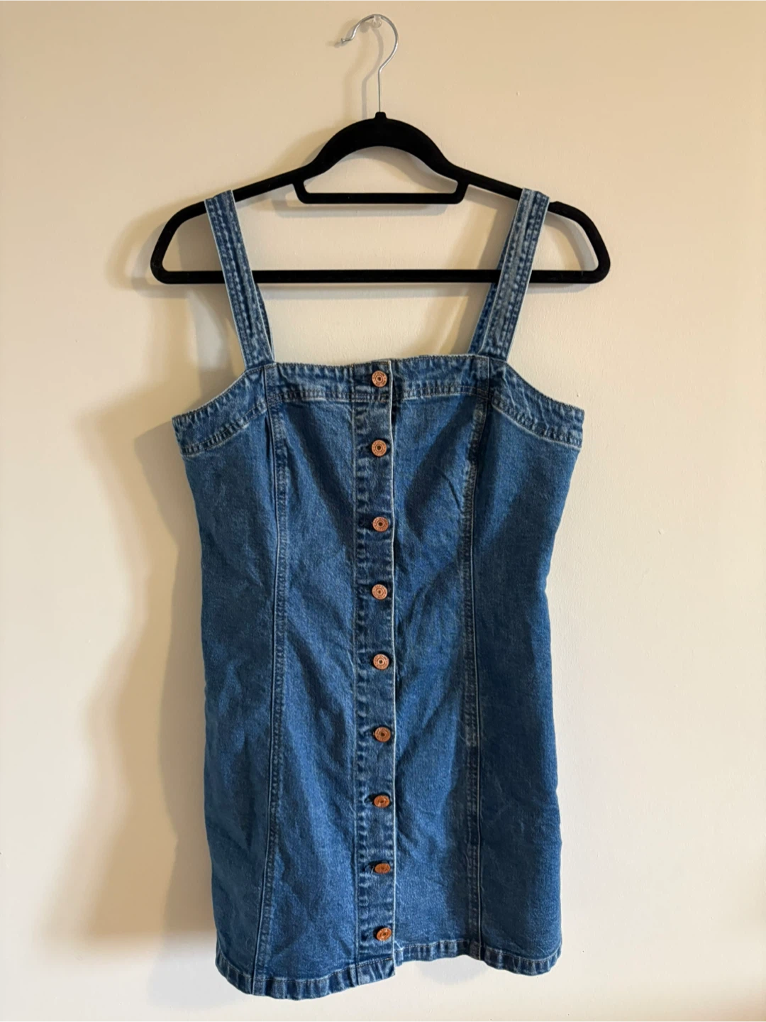 GAP Denim Button-Front Petite Dress - Size S