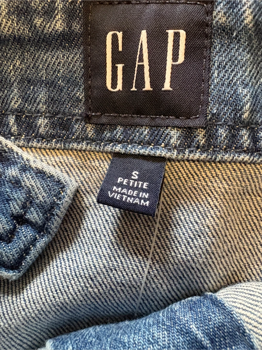 GAP Denim Button-Front Petite Dress - Size S - photo 2