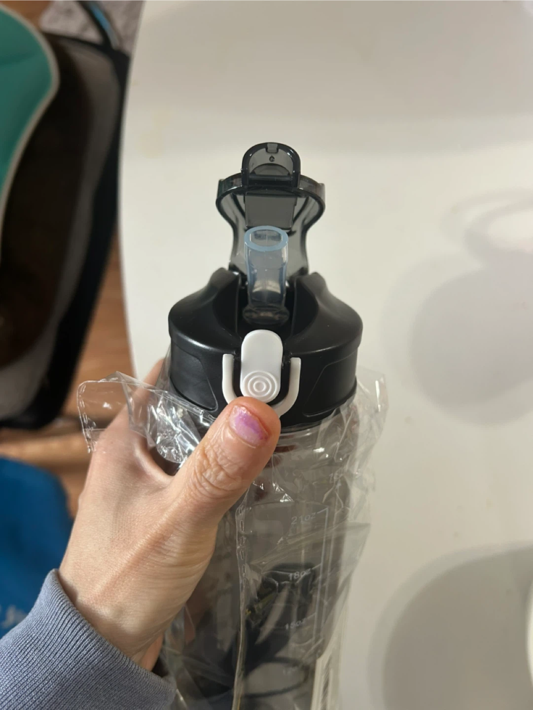 Brand New 750ml Water Bottle with Straw - photo 4