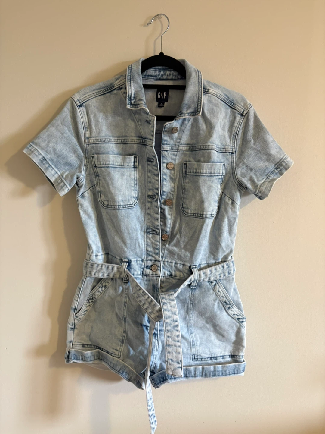 GAP Denim Romper Jumpsuit