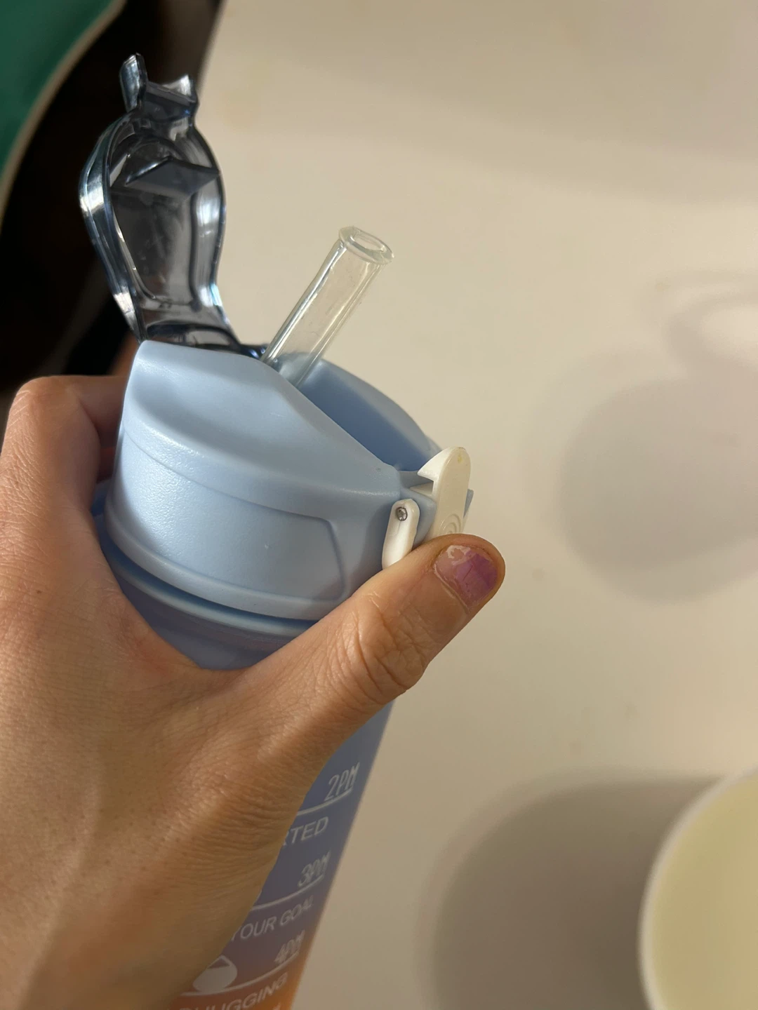 750ml Motivational Water Bottle with Straw - photo 5