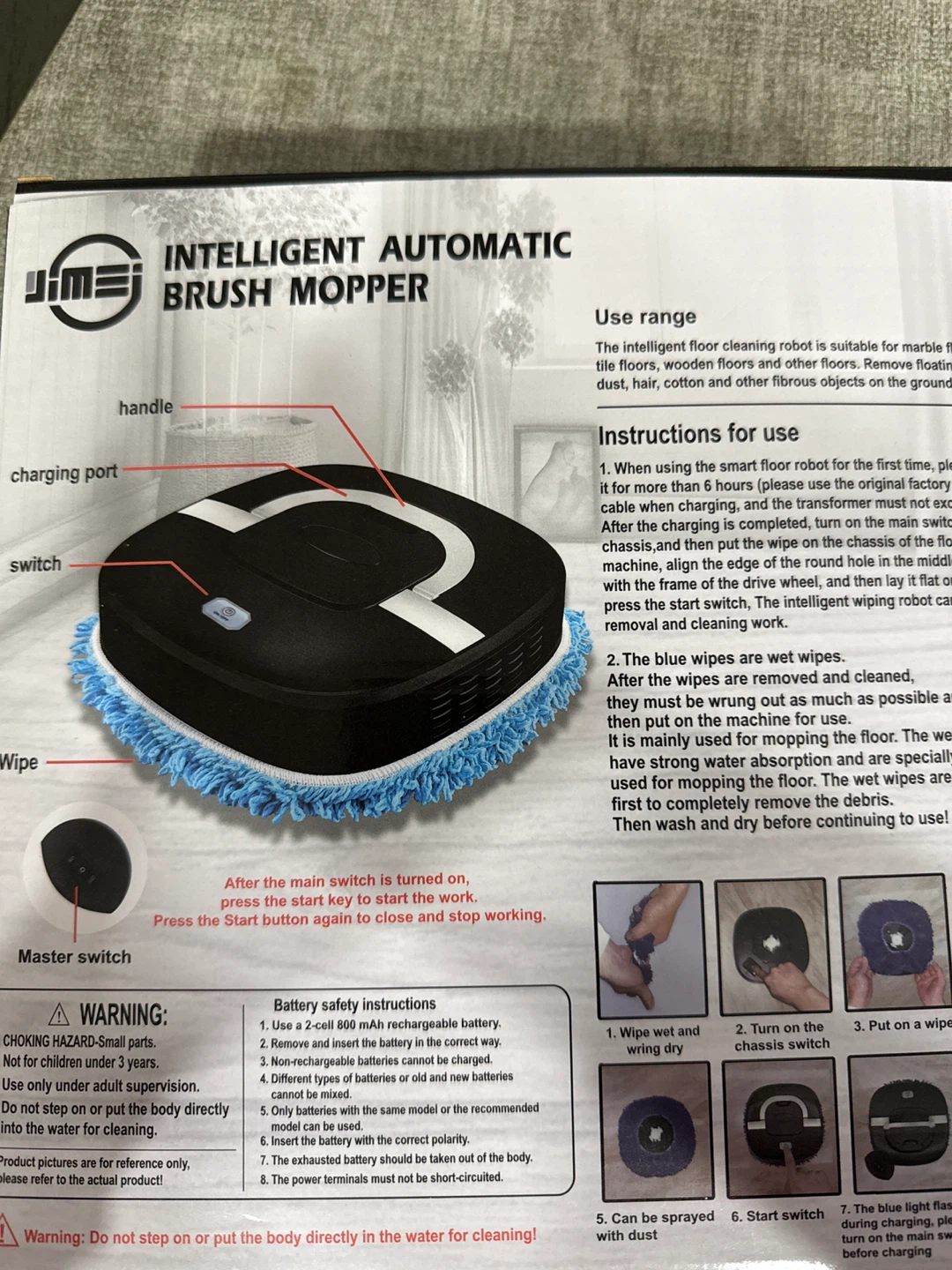 iME Intelligent Automatic Brush Mop - photo 2