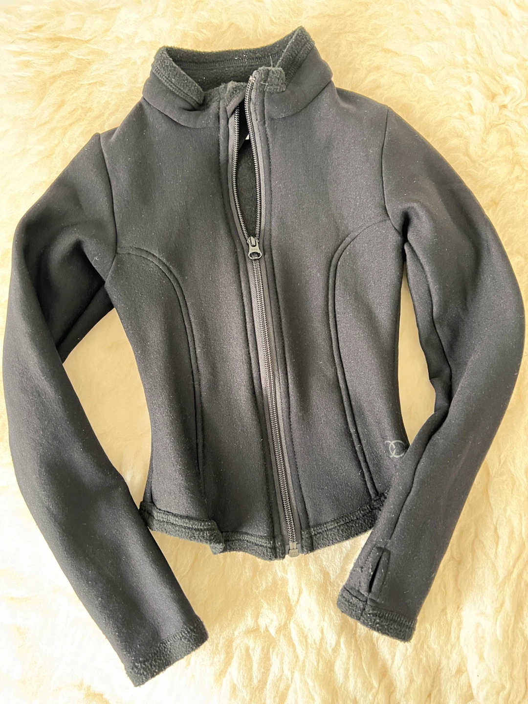 Black Figure Skating Jacket "Born to Skate"