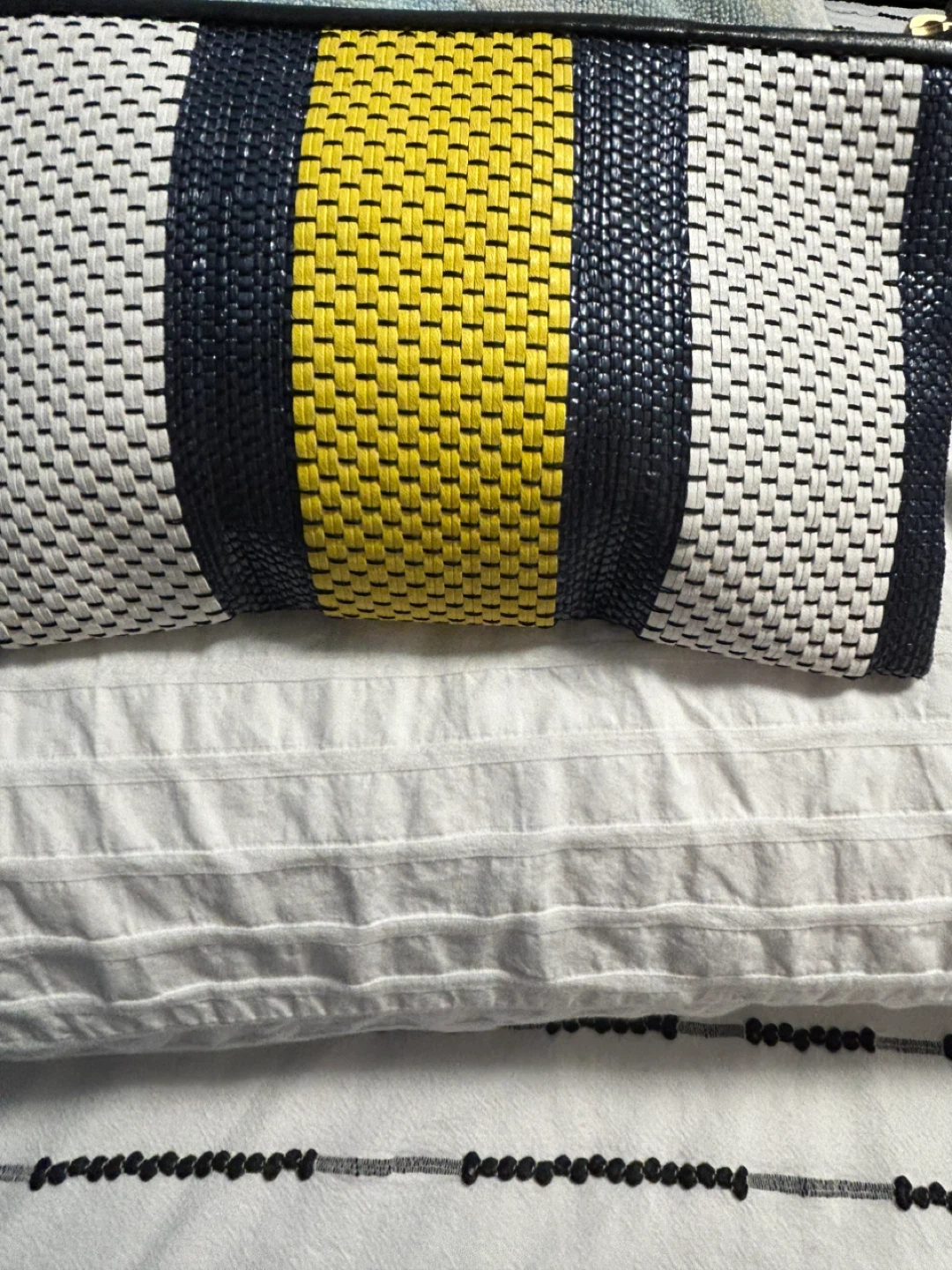 BIMBA Y LOLA Striped Clutch - photo 2