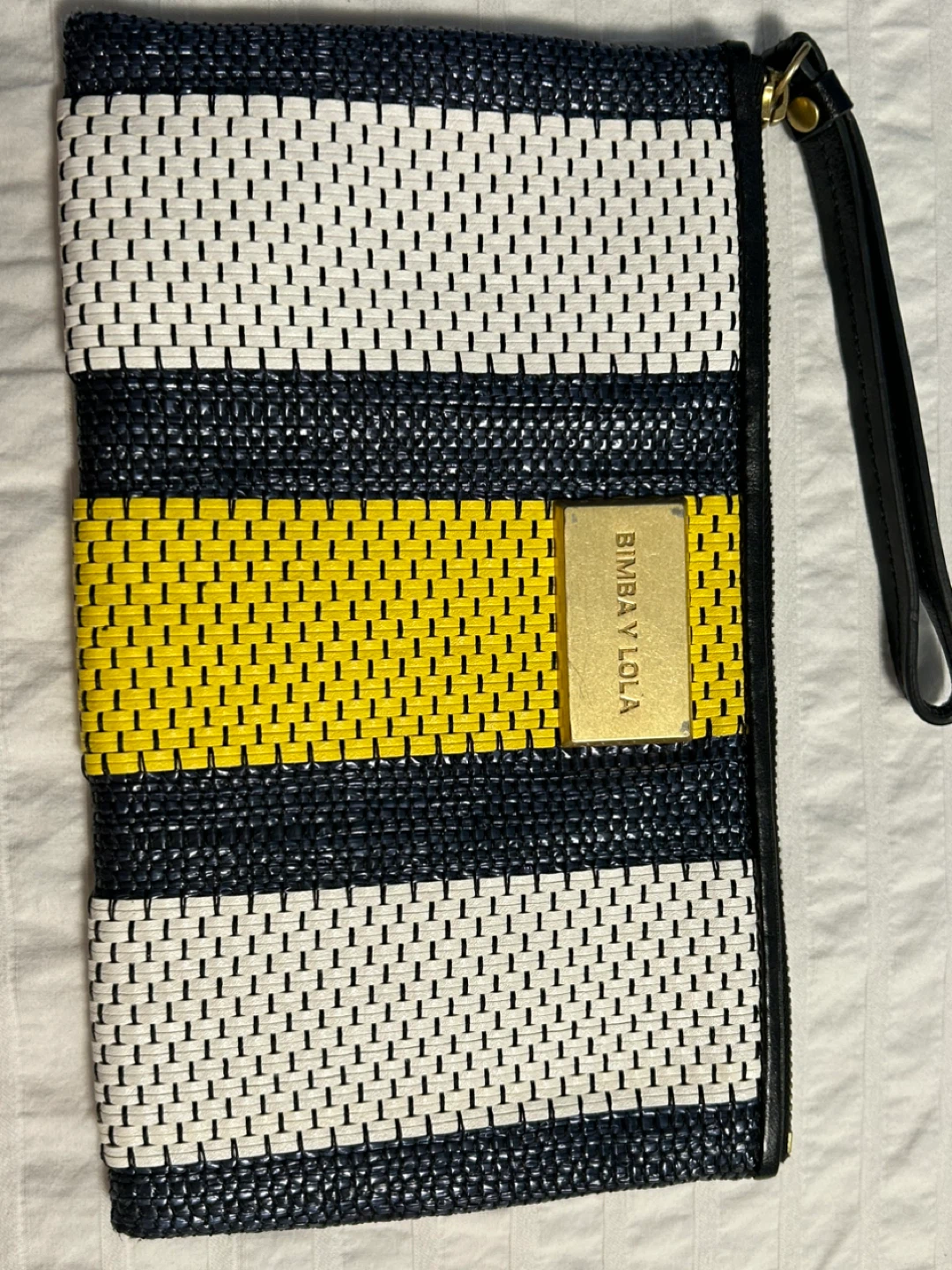 BIMBA Y LOLA Striped Clutch - photo 3