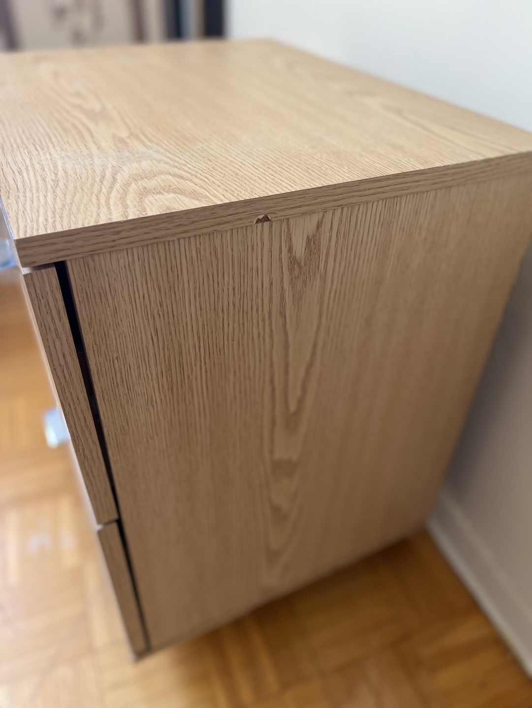 Two-drawer nightstand with soft close - 19” x 15.5” x 19” - photo 3