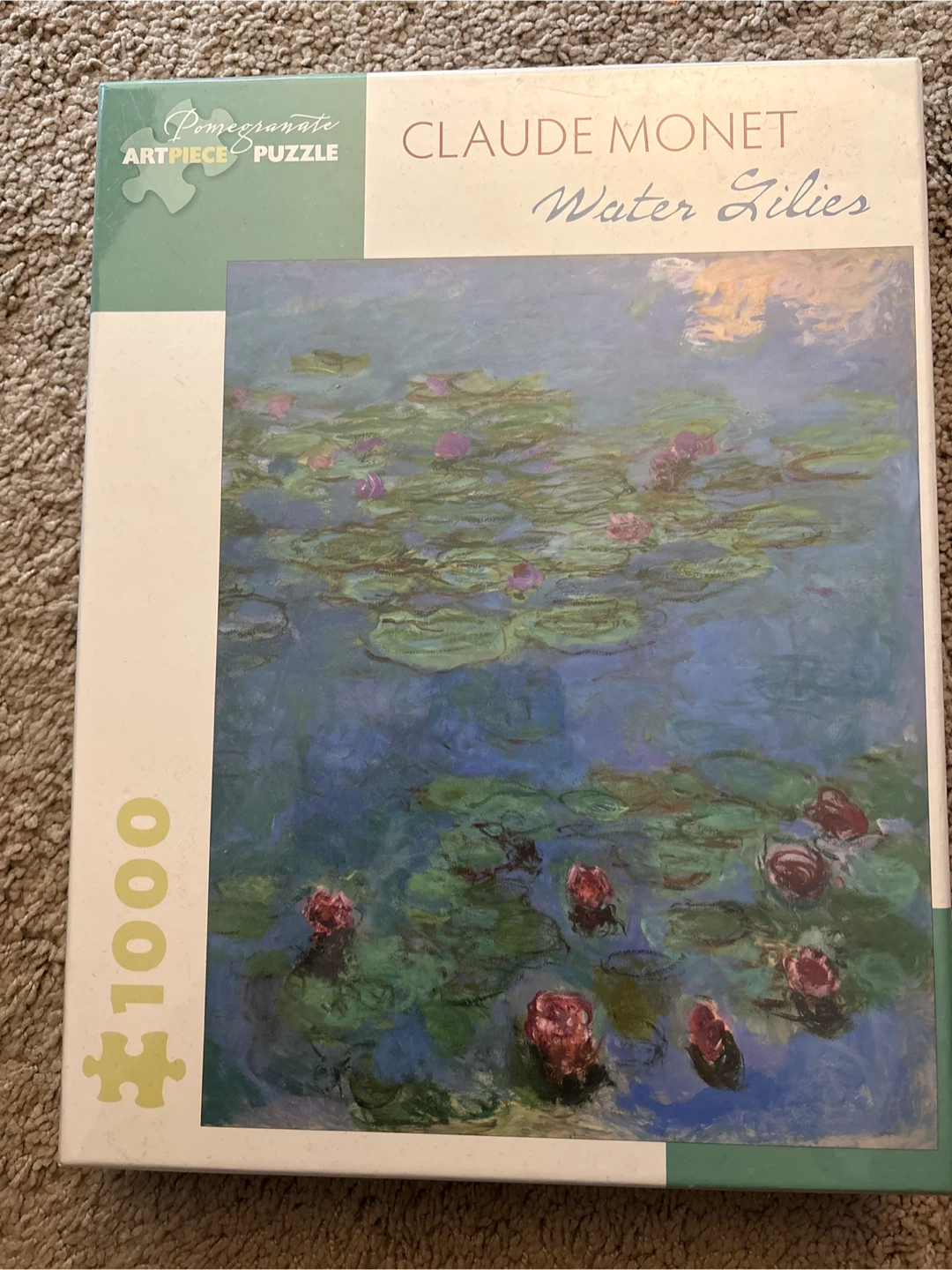 Pomegranate Claude Monet Water Lilies 1000 Piece Jigsaw Puzzle 🥕