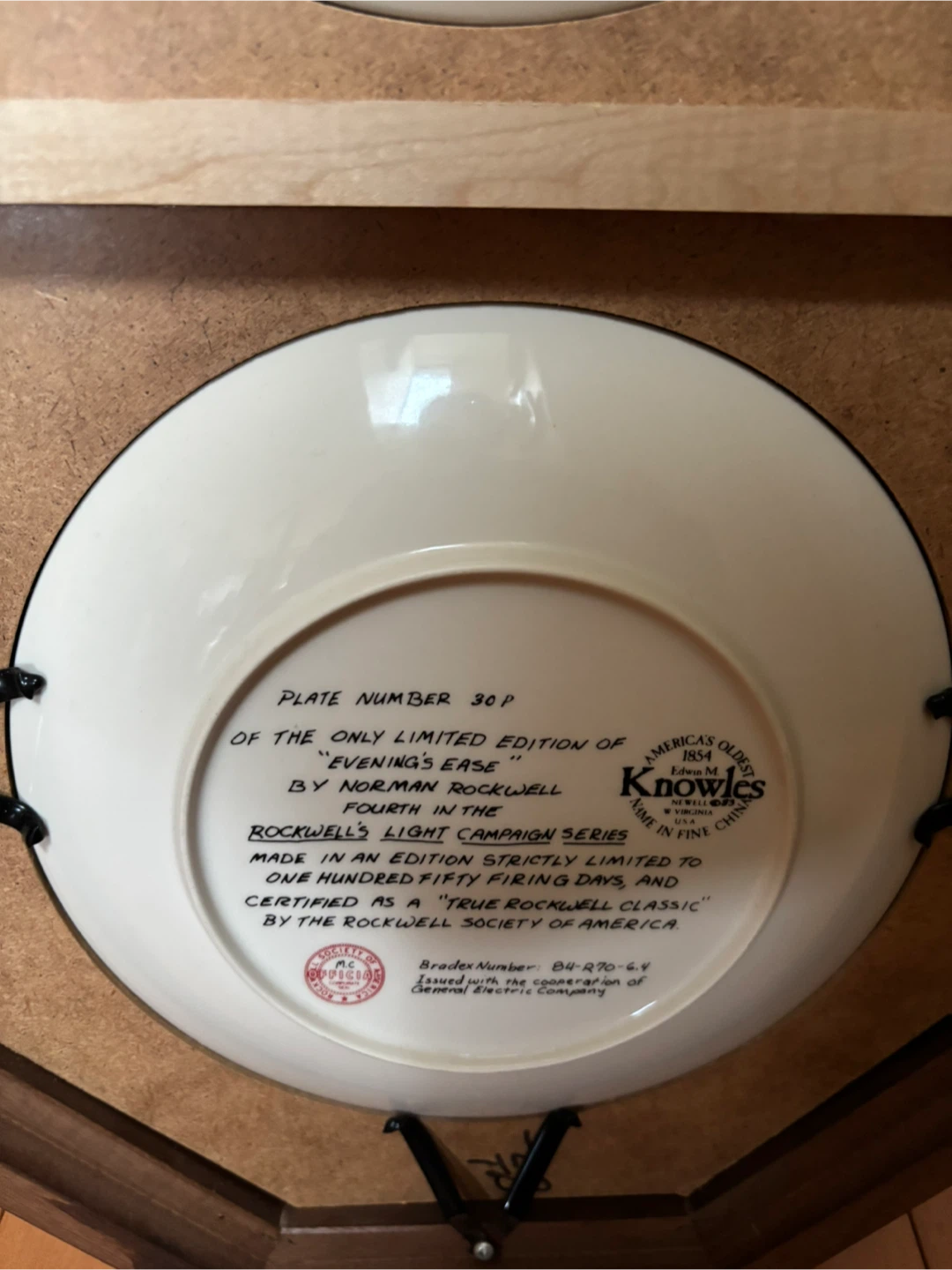 Norman Rockwell Limited edition plate Series - photo 5