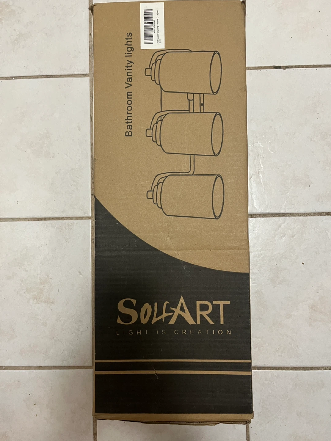 SOLFART 3 Head Vintage Bath Vanity Light - photo 4