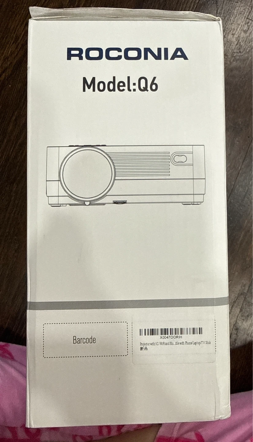 ROCONIA Model: Q6 WiFi Bluetooth HD Projector - photo 2