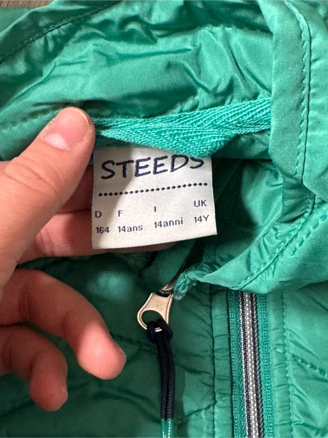 STEEDS Green Puffer Vest Equestrian Size 14Y/164cm - photo 3